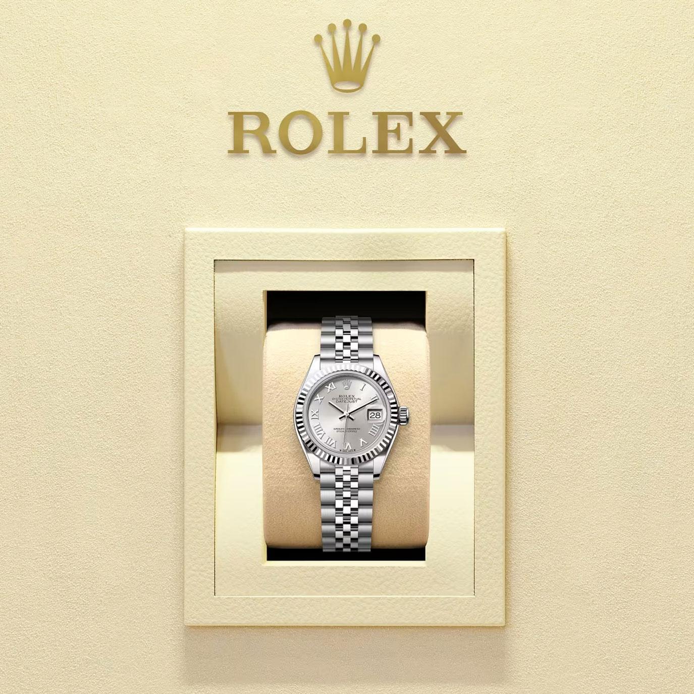 Ungetragene Rolex Lady-Datejust 28 Reference# 279174, Komplettset, 2025 im Angebot 1