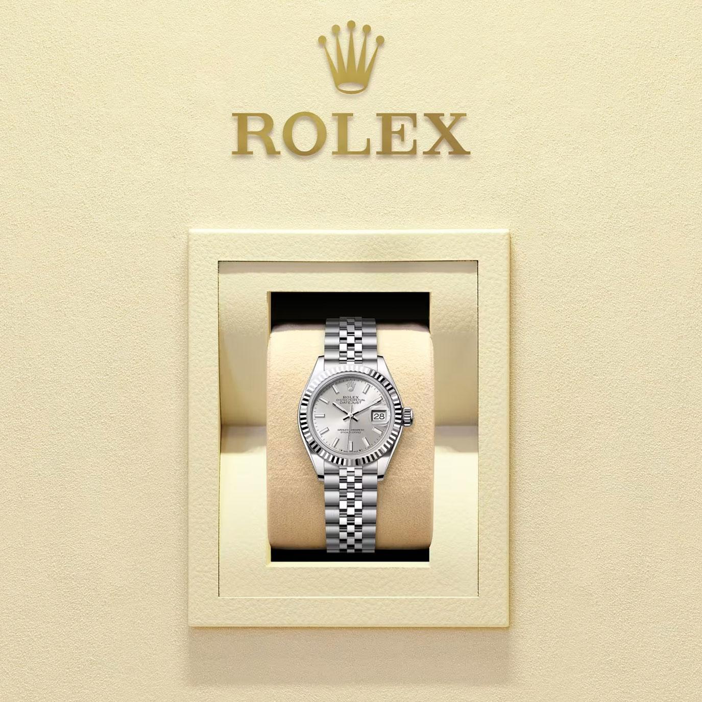 Ungetragene Rolex Lady-Datejust 28 Reference# 279174, Komplettset, 2025 im Angebot 1