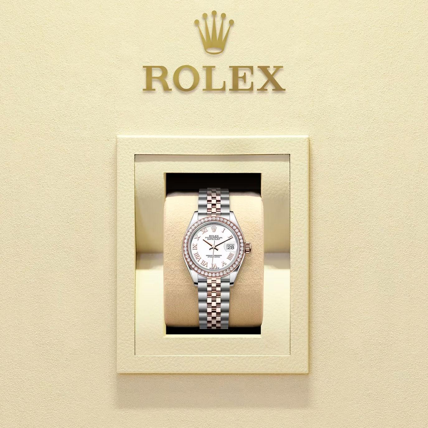 Unworn Rolex Lady-Datejust 28 Reference# 279381rbr, Complete set, 2025 im Angebot 1