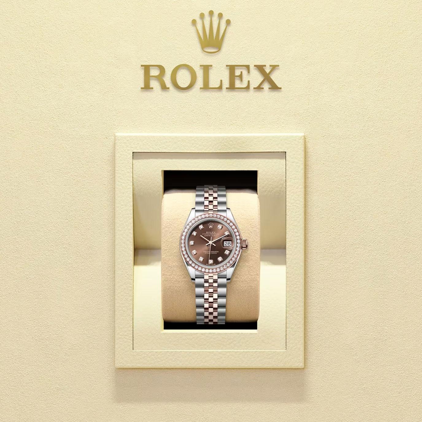 Unworn Rolex Lady-Datejust 28 Reference# 279381rbr, Complete set, 2025 im Angebot 1