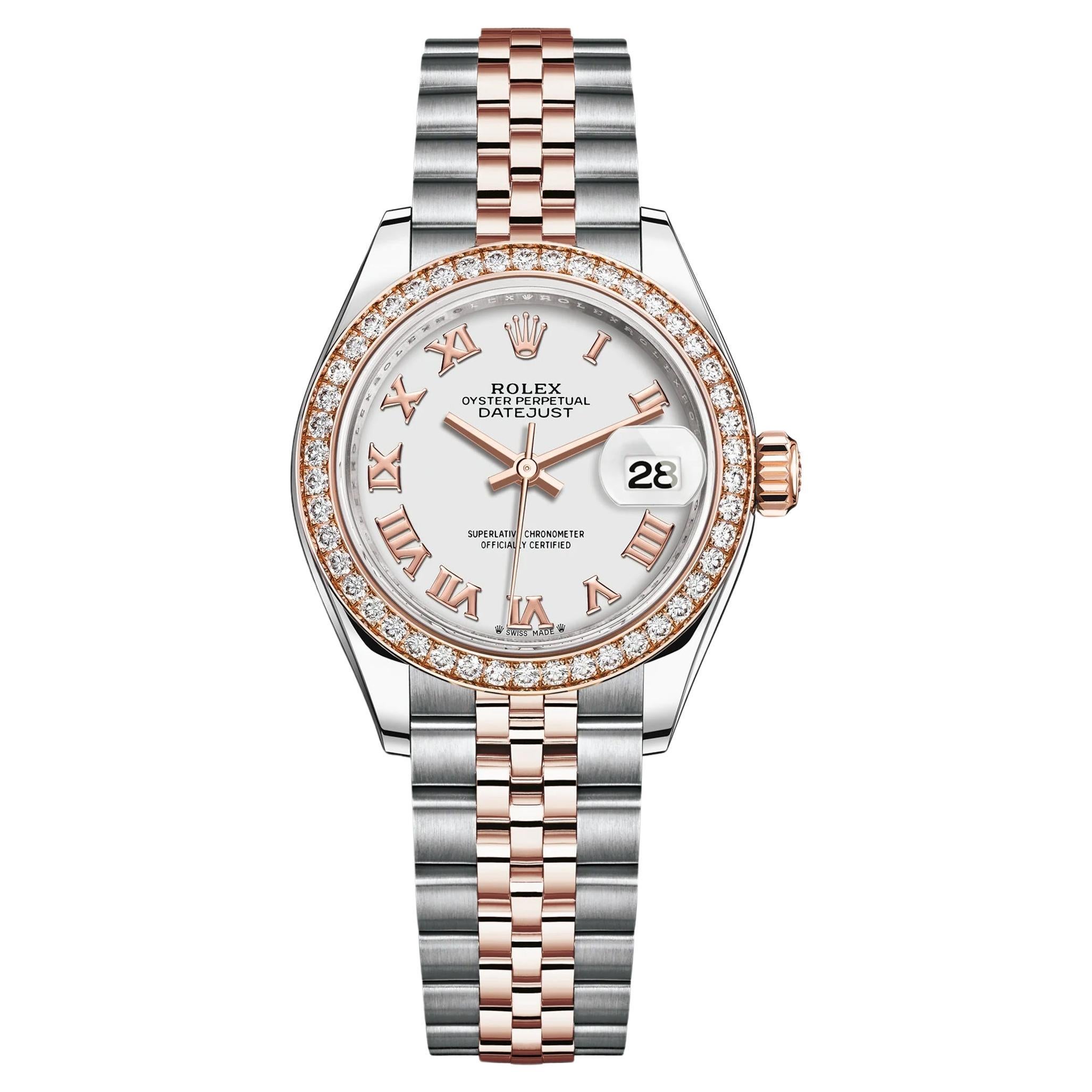 Unworn Rolex Lady-Datejust 28 Reference# 279381rbr, Complete set, 2025
