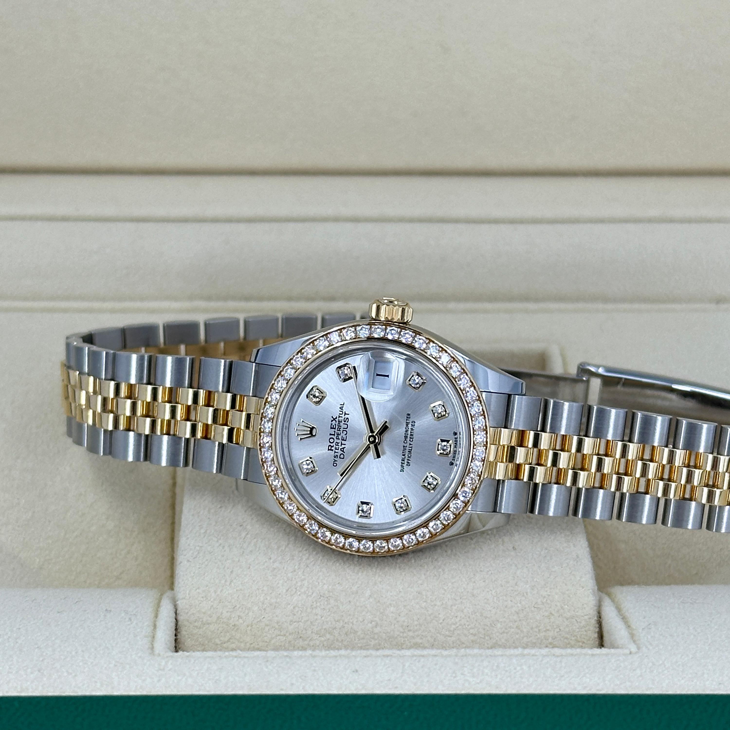Unworn Rolex Lady-Datejust 28 Reference# 279383rbr, Complete set, 2025 en venta 6