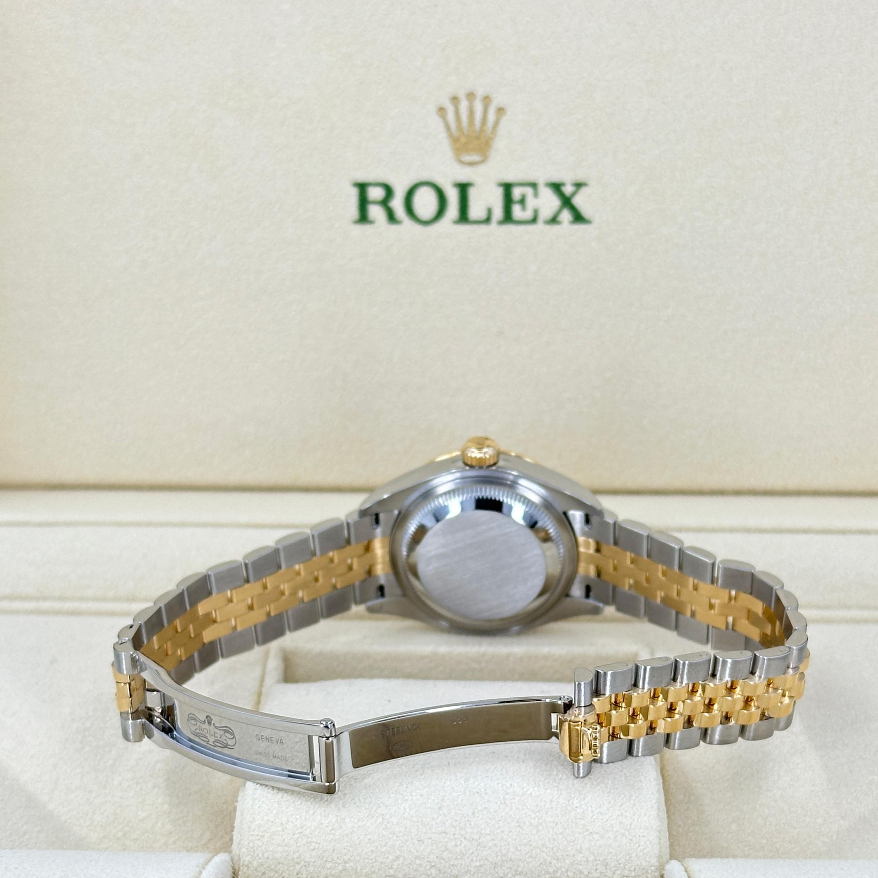 Ungetragene Rolex Lady-Datejust 28 Reference# 279383rbr, Komplettset, 2025 im Angebot 9
