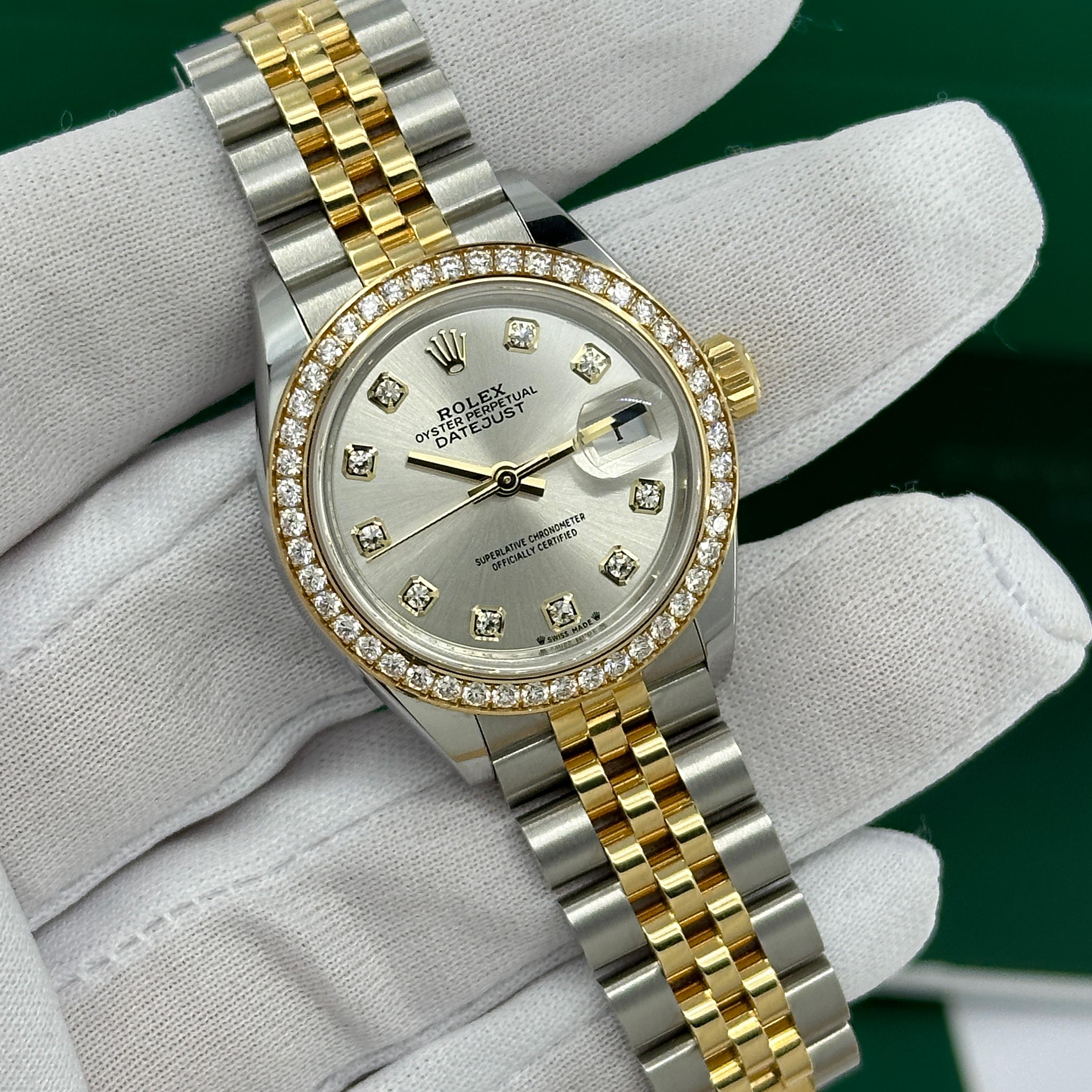Unworn Rolex Lady-Datejust 28 Reference# 279383rbr, Complete set, 2025 en venta 12