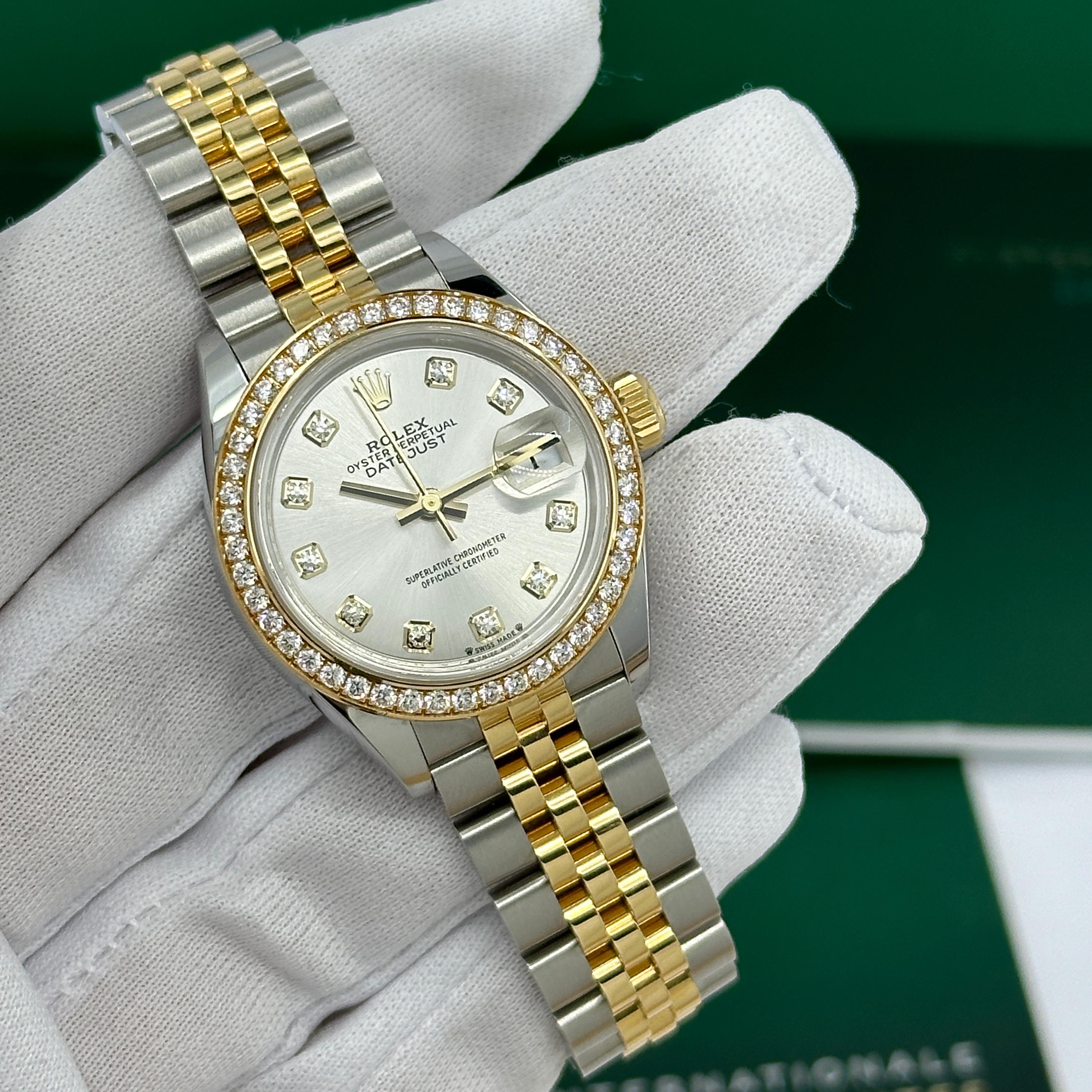 Unworn Rolex Lady-Datejust 28 Reference# 279383rbr, Complete set, 2025 en venta 13