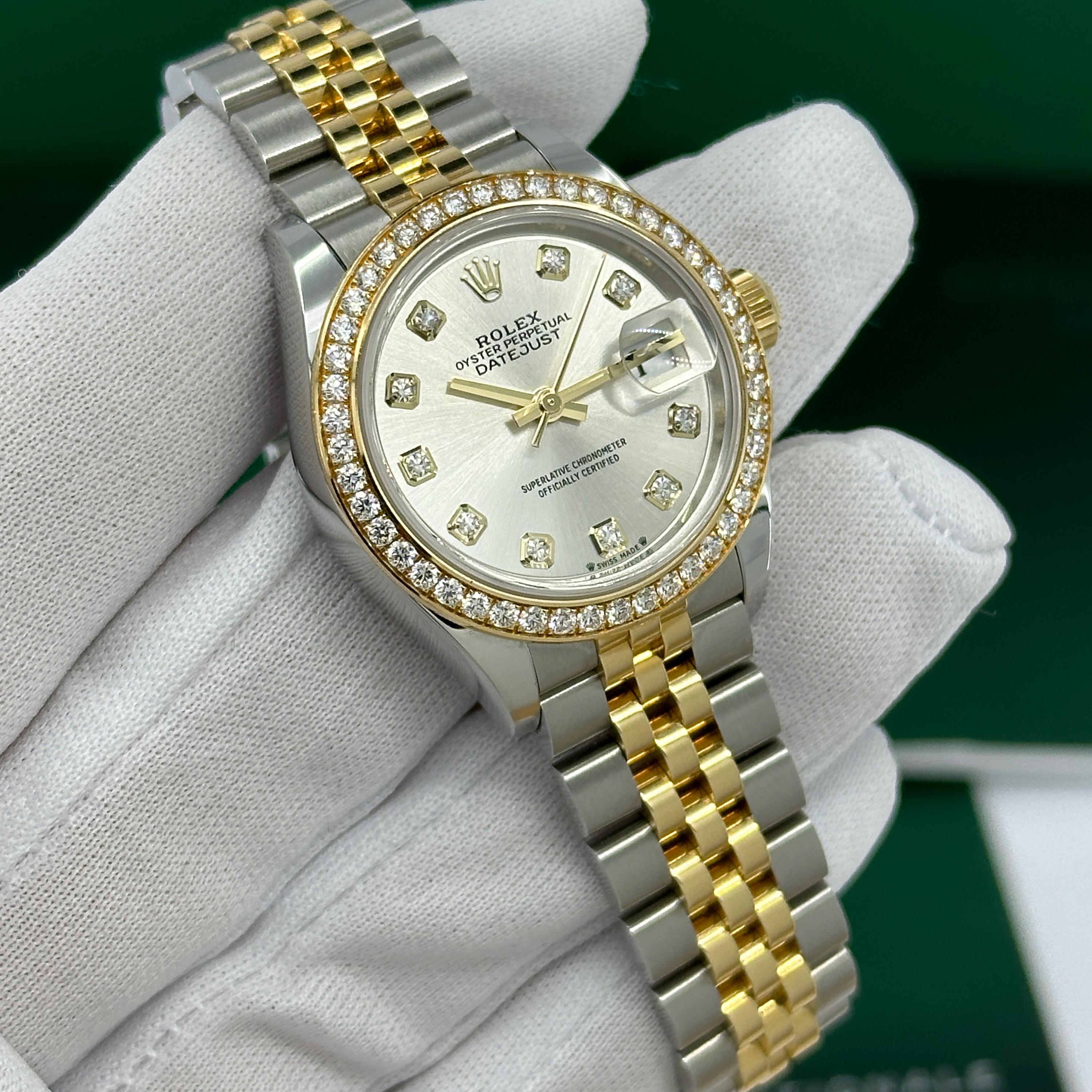Unworn Rolex Lady-Datejust 28 Reference# 279383rbr, Complete set, 2025 en venta 14