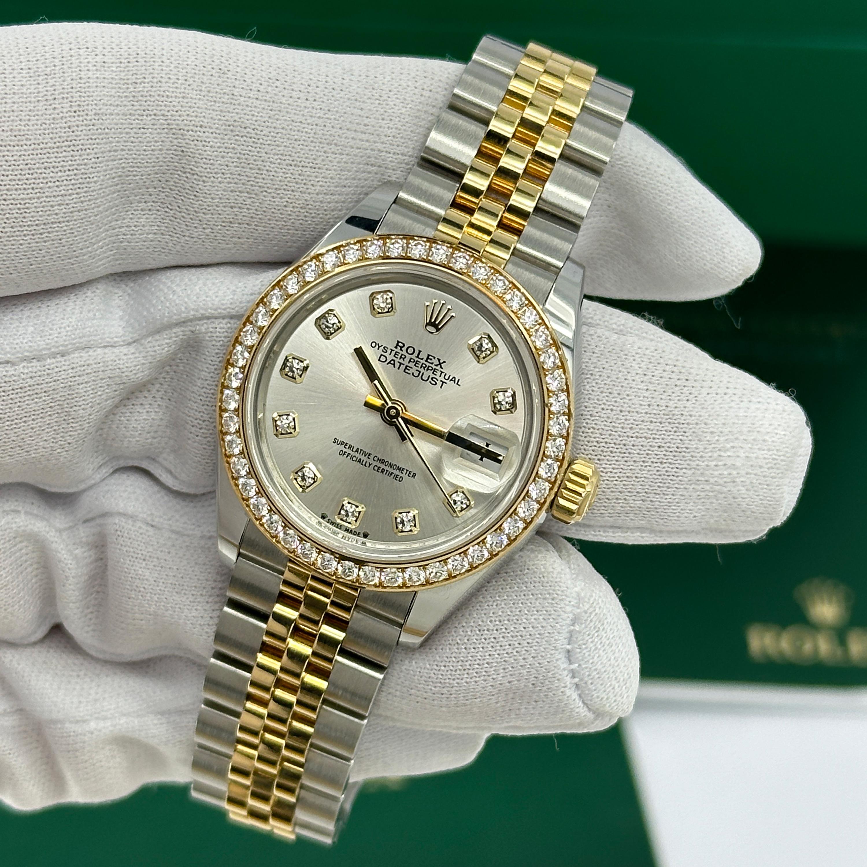 Unworn Rolex Lady-Datejust 28 Reference# 279383rbr, Complete set, 2025 en venta 15