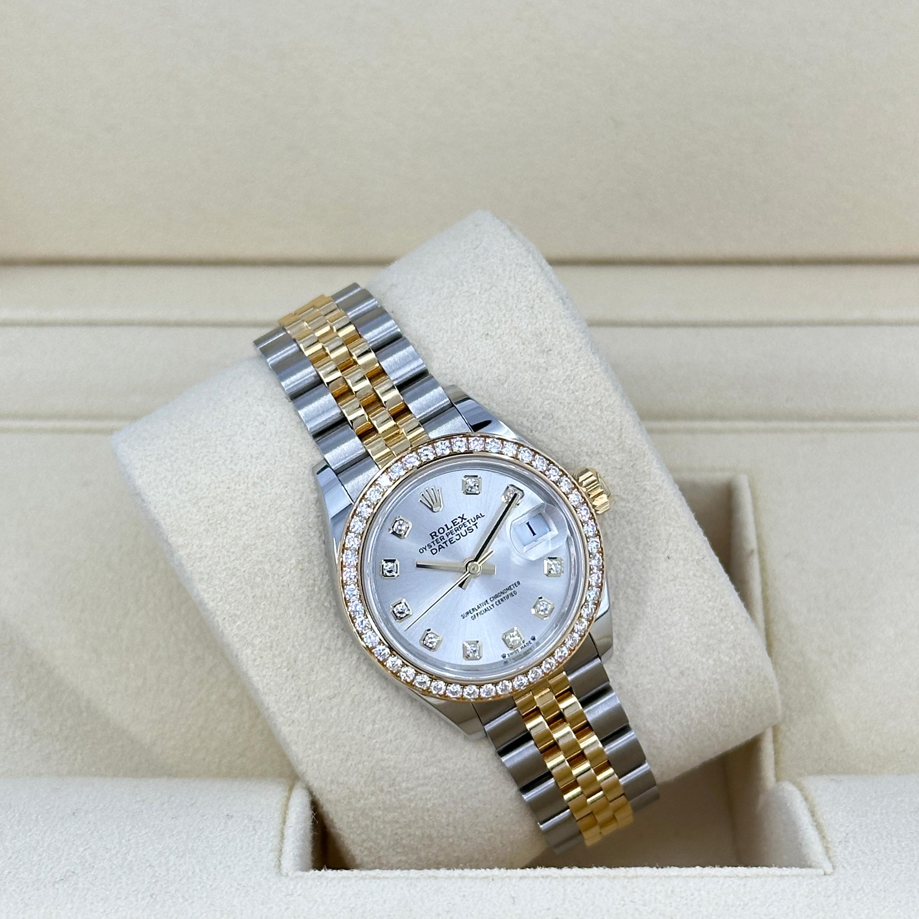 Unworn Rolex Lady-Datejust 28 Reference# 279383rbr, Complete set, 2025 en venta 5