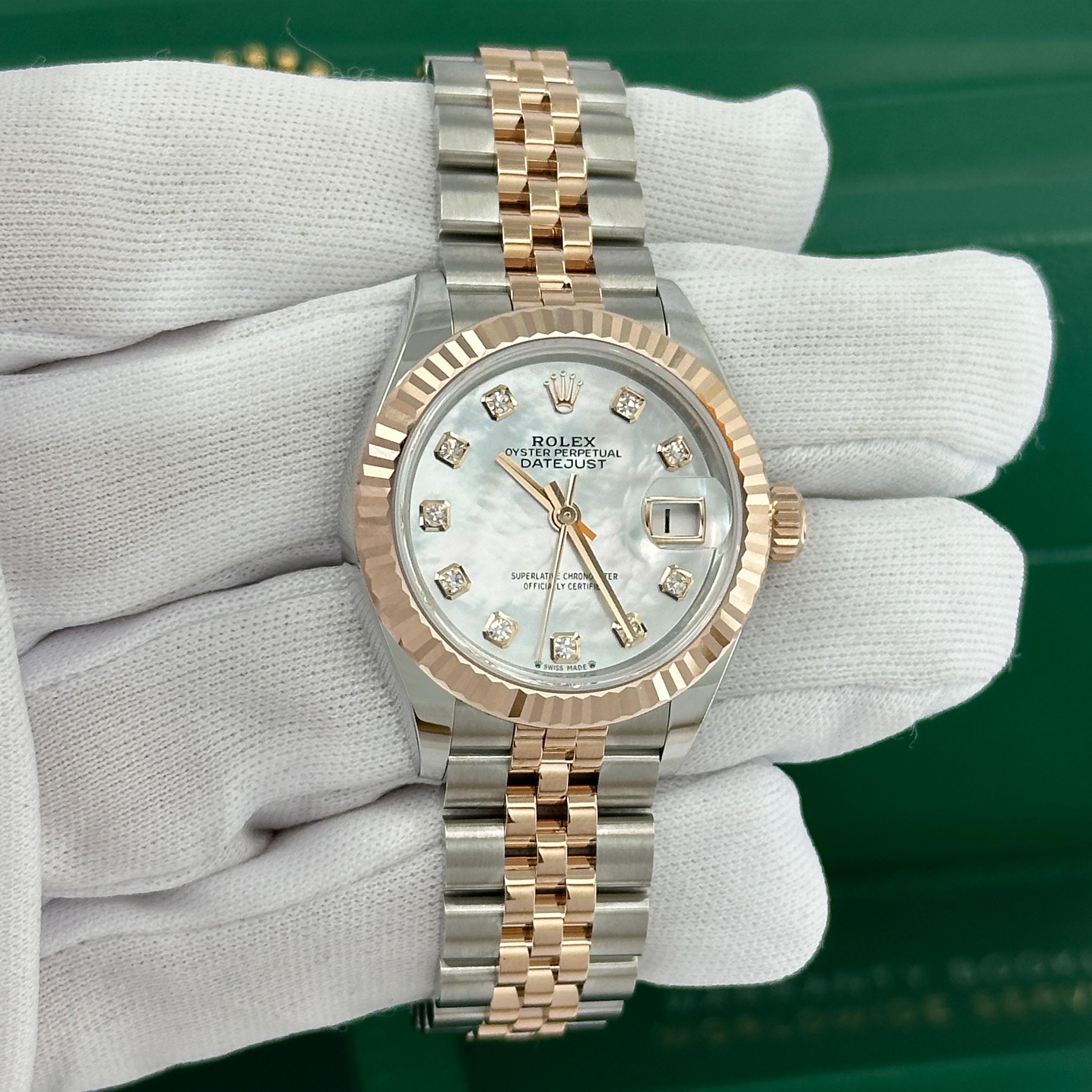 Unworn Rolex Lady-Datejust Reference# 279171, Complete set, 2025 For Sale 11