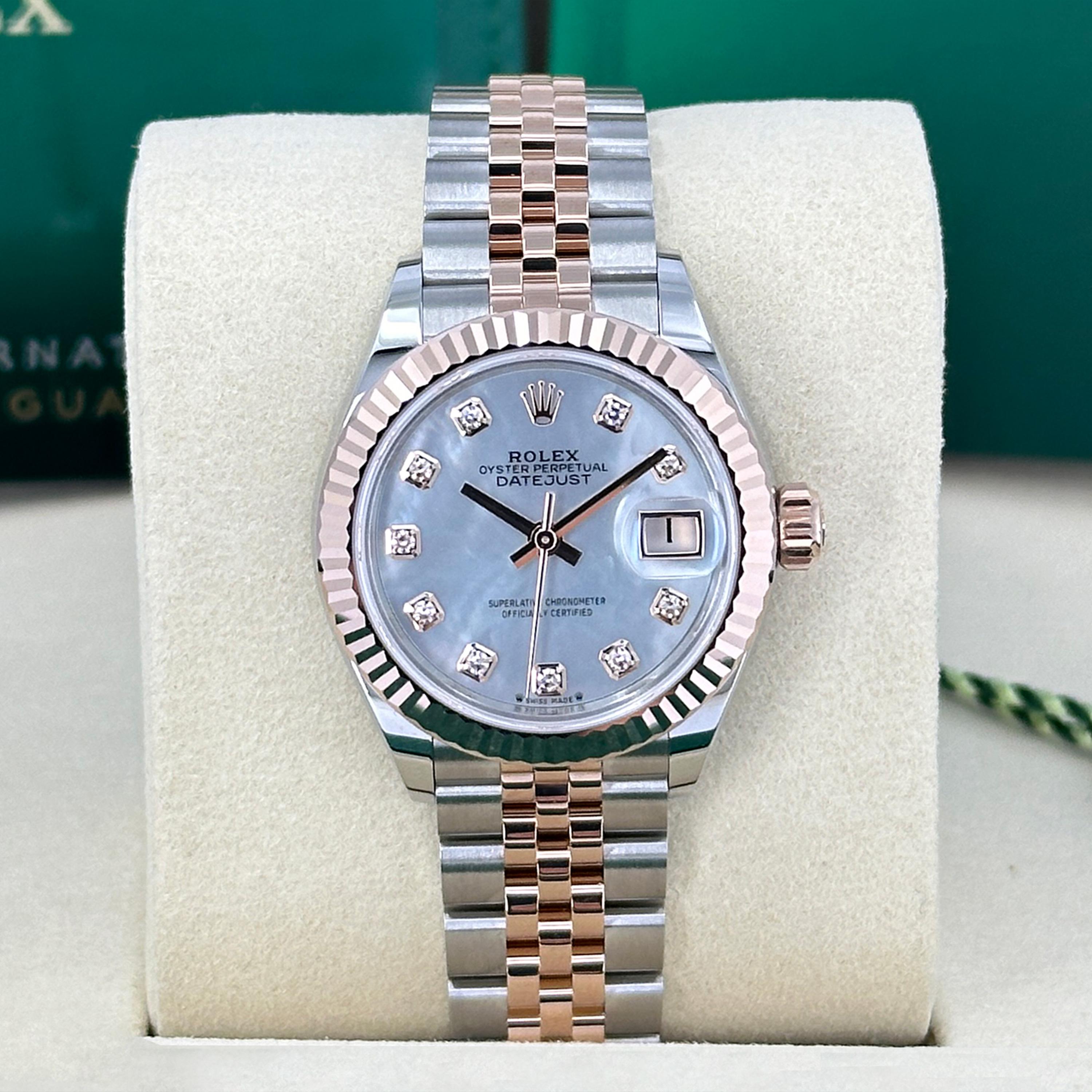 Unworn Rolex Lady-Datejust Reference# 279171, Complete set, 2025 For Sale 12
