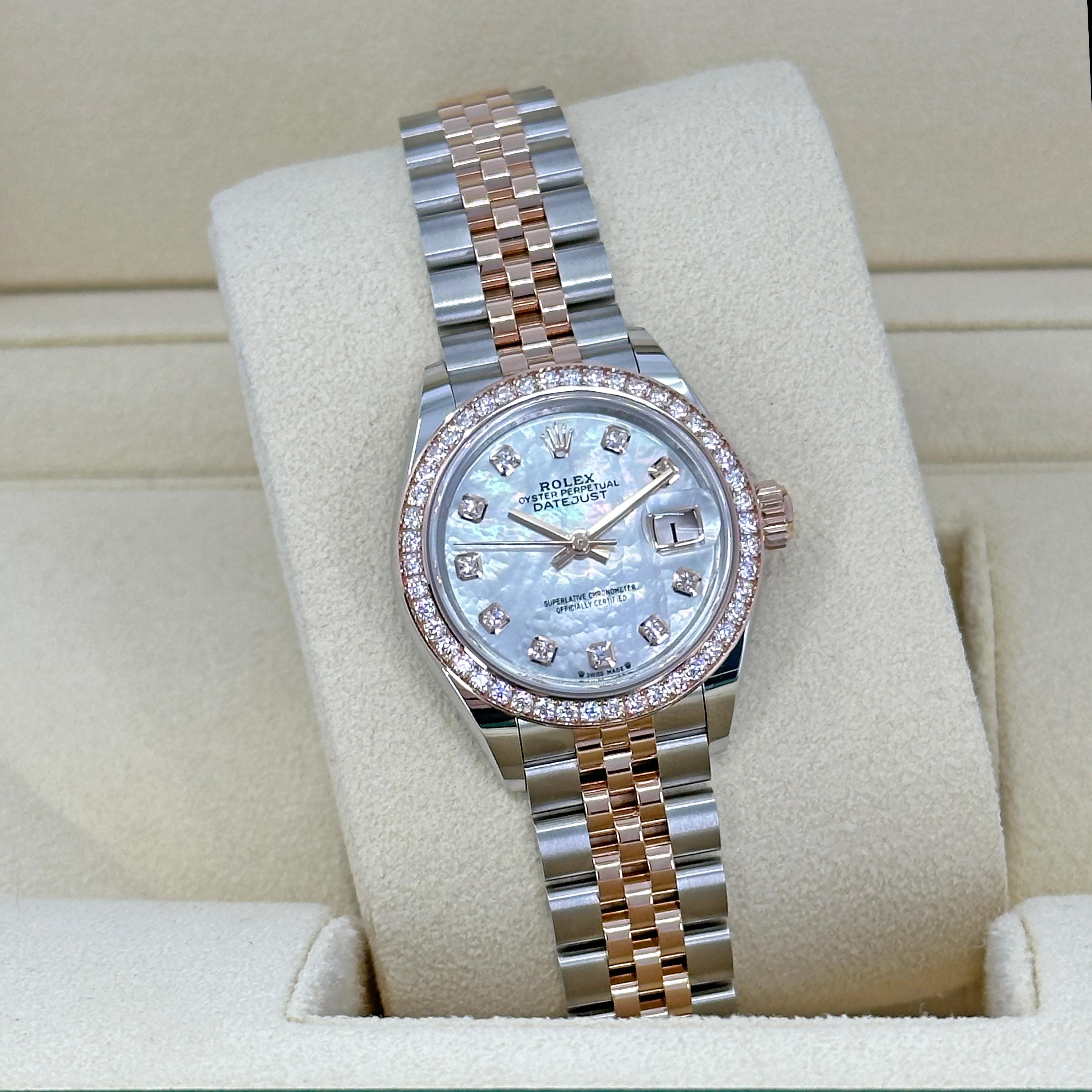 Rolex Lady-Datejust Reference# 279381rbr, Jeu complet, 2025 en vente 6