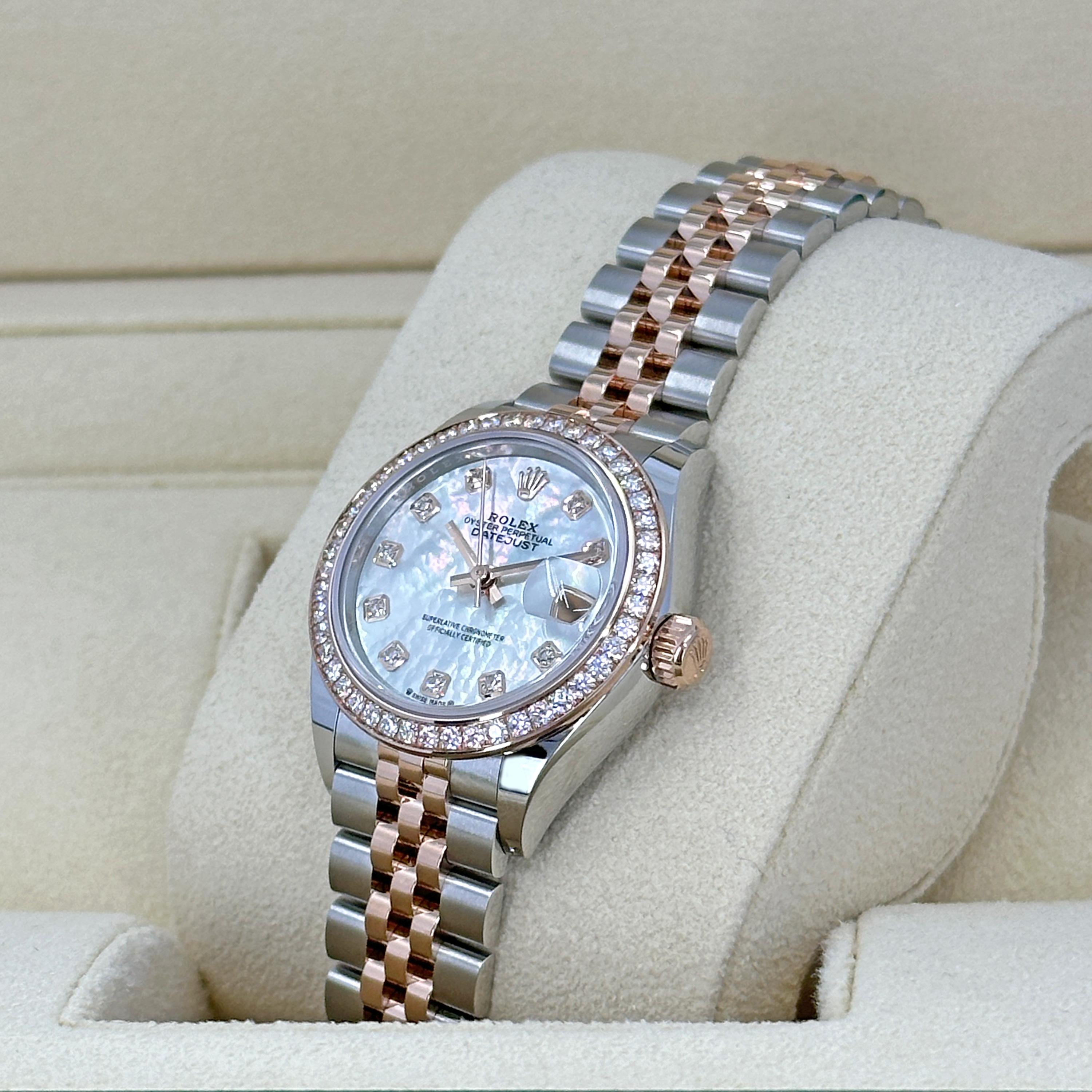 Rolex Lady-Datejust Reference# 279381rbr, Jeu complet, 2025 en vente 7