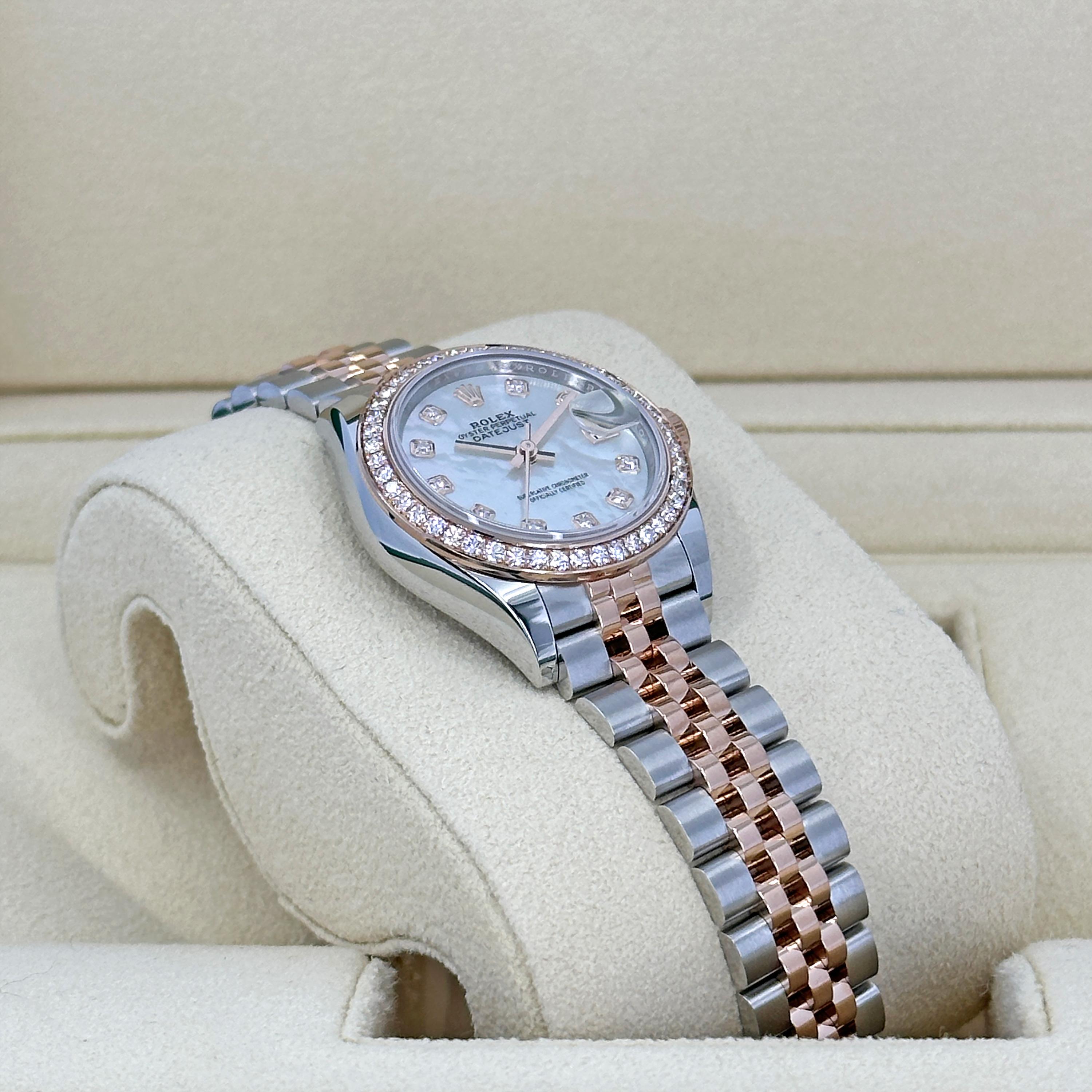 Rolex Lady-Datejust Reference# 279381rbr, Jeu complet, 2025 en vente 4