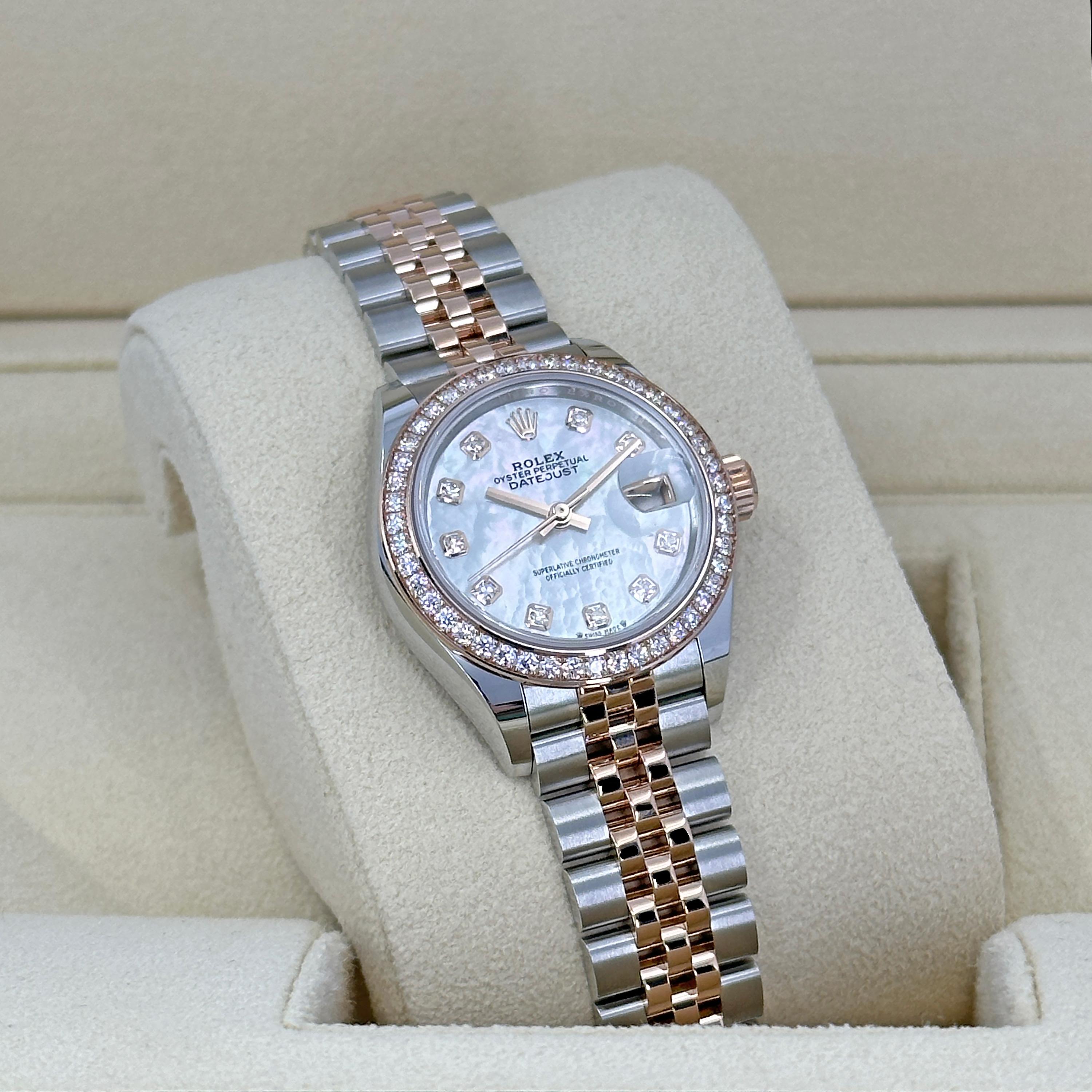 Rolex Lady-Datejust Reference# 279381rbr, Jeu complet, 2025 en vente 5