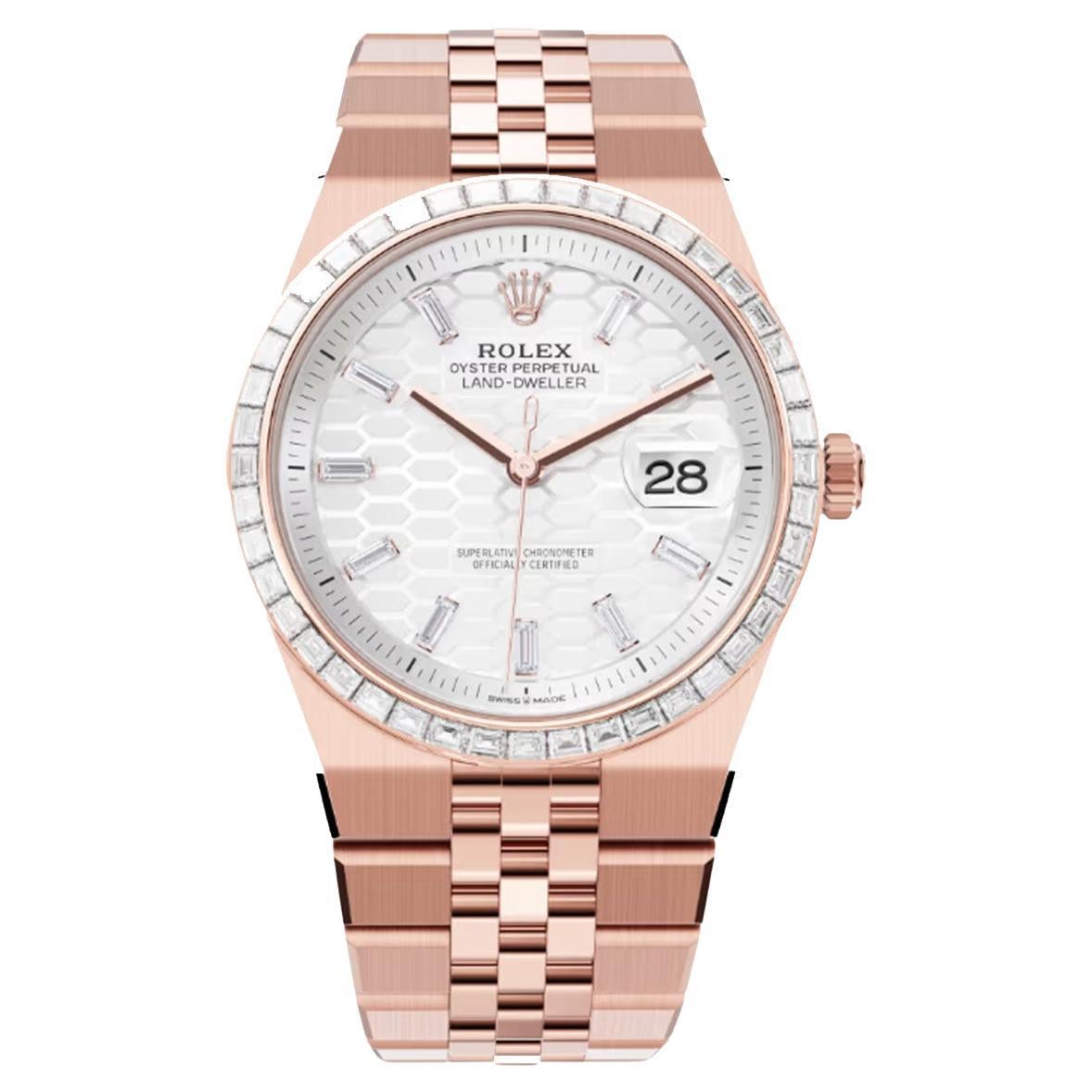 Unworn Rolex Land-Dweller 36 Reference# 127285tbr, Complete set, 2025