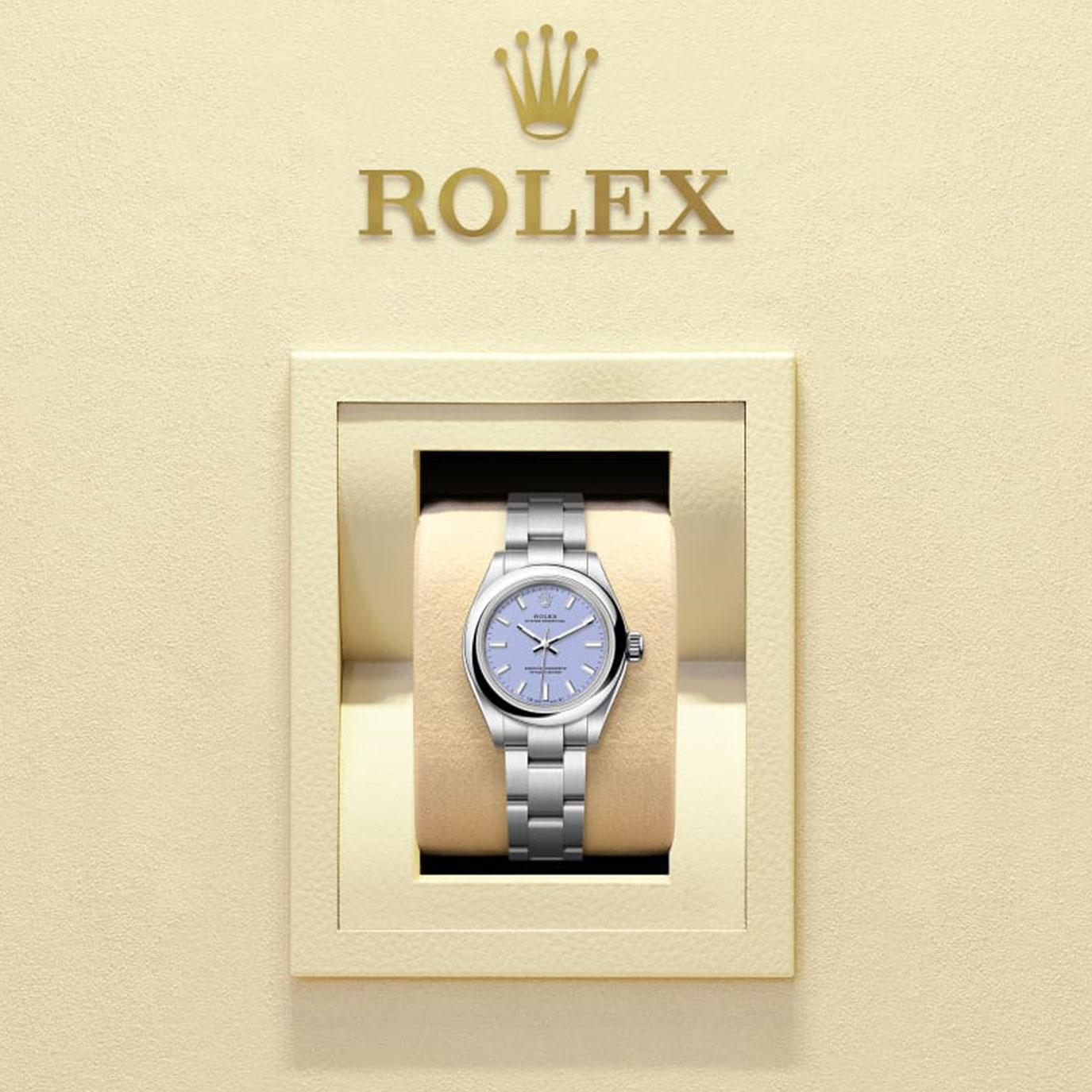 Ungetragene Rolex Oyster Perpetual 28 Reference# 276200, Komplettset, 2025 Damen im Angebot