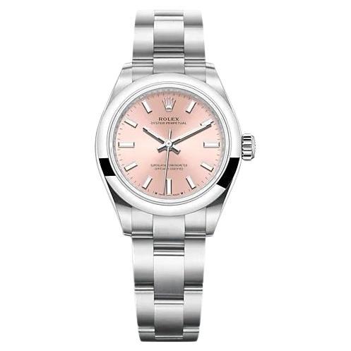 Ungetragene Rolex Oyster Perpetual 28 Reference# 276200, Komplettset, 2025 im Angebot