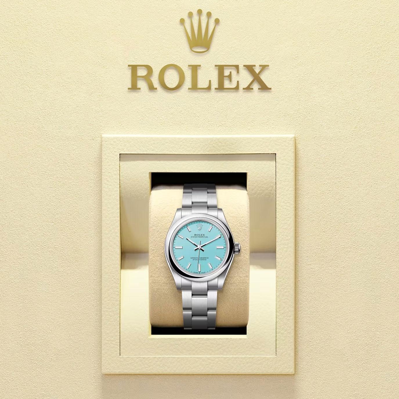 Ungetragene Rolex Oyster Perpetual 31 Reference# 277200, Komplettset, 2025 im Angebot 1