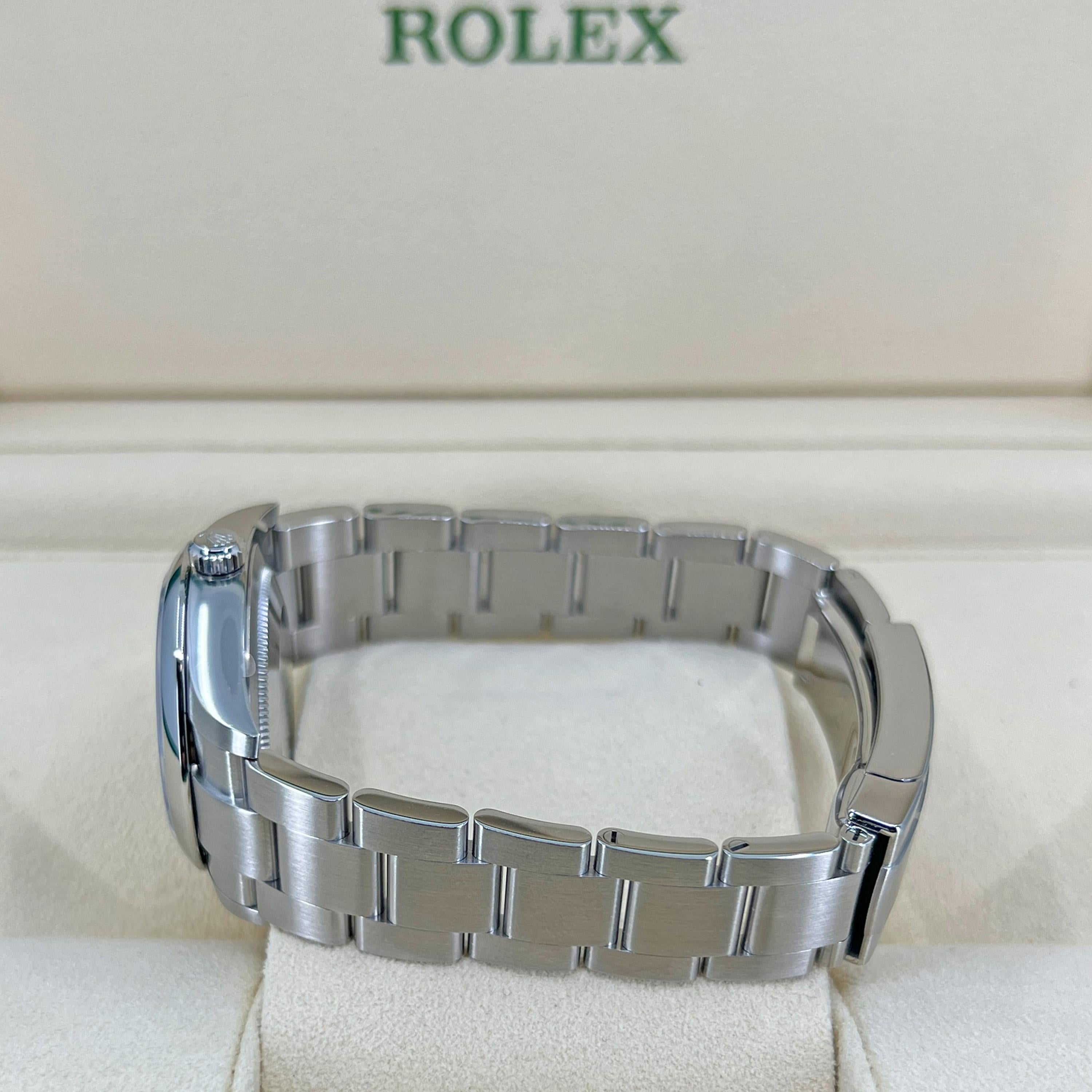 Unworn Rolex Oyster Perpetual 34 Reference# 124200, Complete set, 2025 For Sale 7