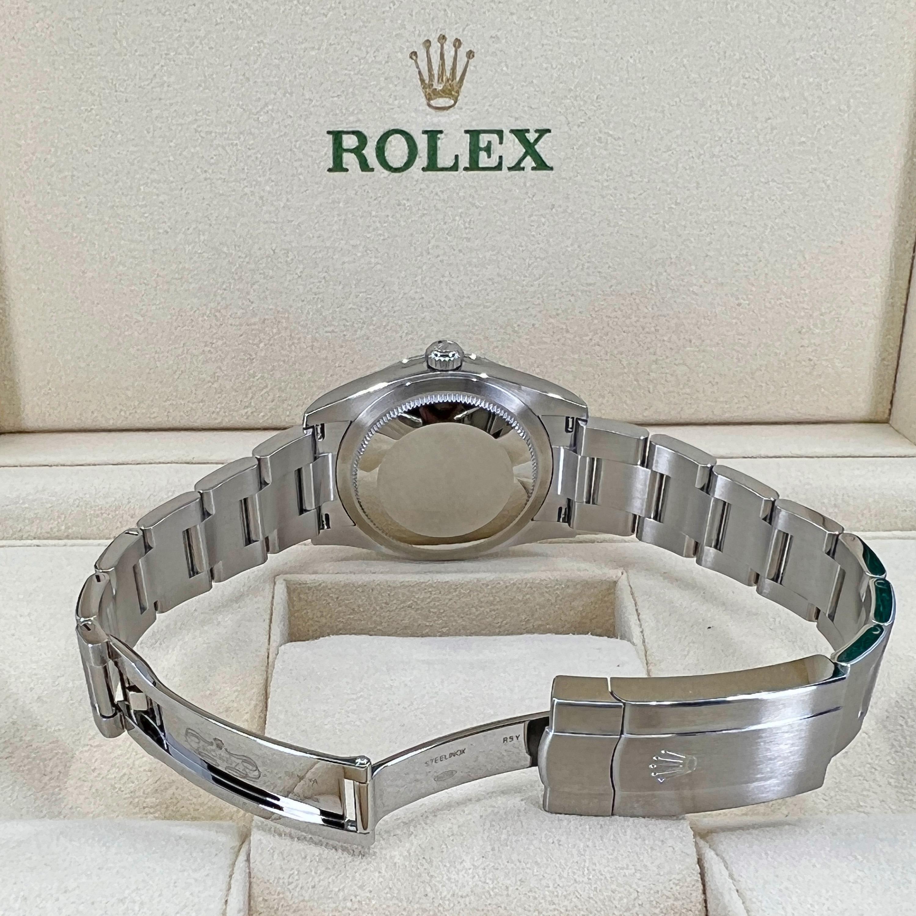 Unworn Rolex Oyster Perpetual 34 Reference# 124200, Complete set, 2025 For Sale 9