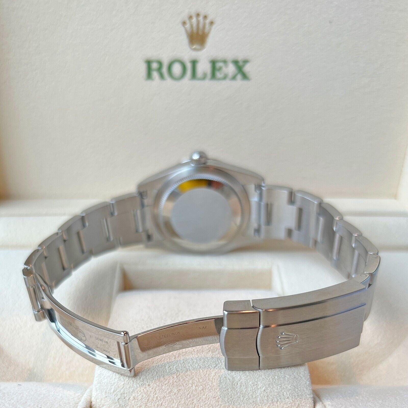 Ungetragene Rolex Oyster Perpetual 34 Reference# 124200, Komplettset, 2025 für Damen oder Herren im Angebot