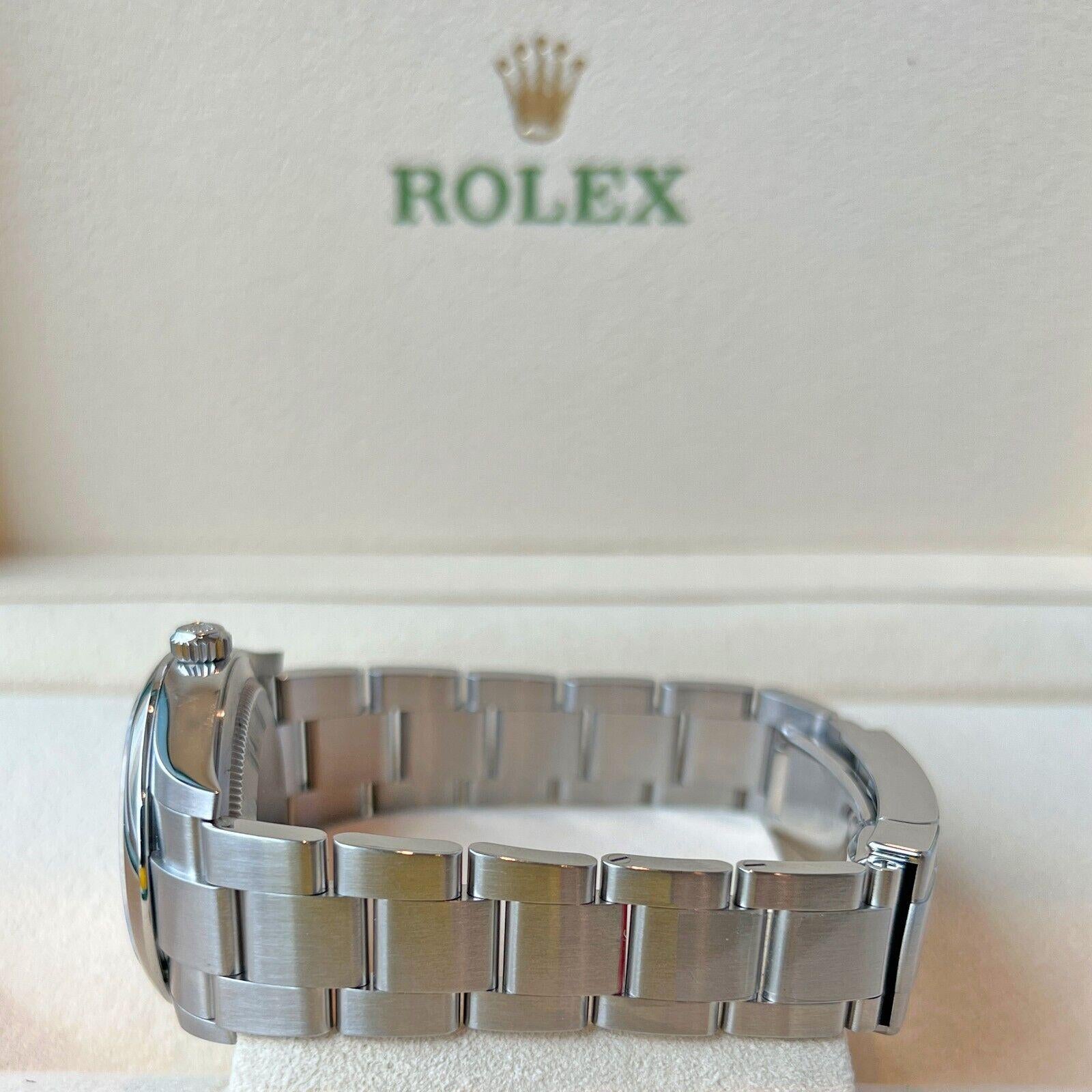 Ungetragene Rolex Oyster Perpetual 34 Reference# 124200, Komplettset, 2025 im Angebot 1