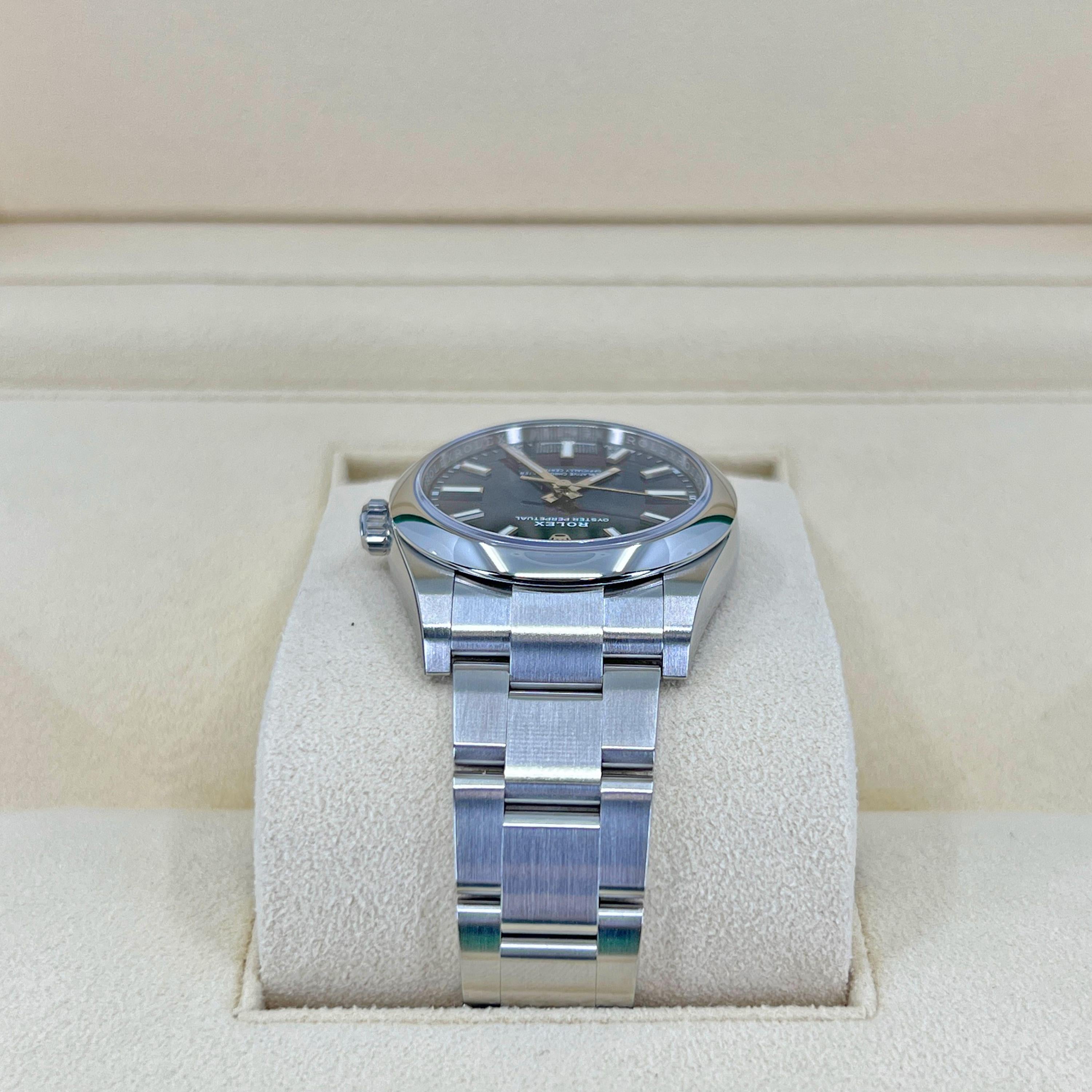 Unworn Rolex Oyster Perpetual 34 Reference# 124200, Complete set, 2025 For Sale 2