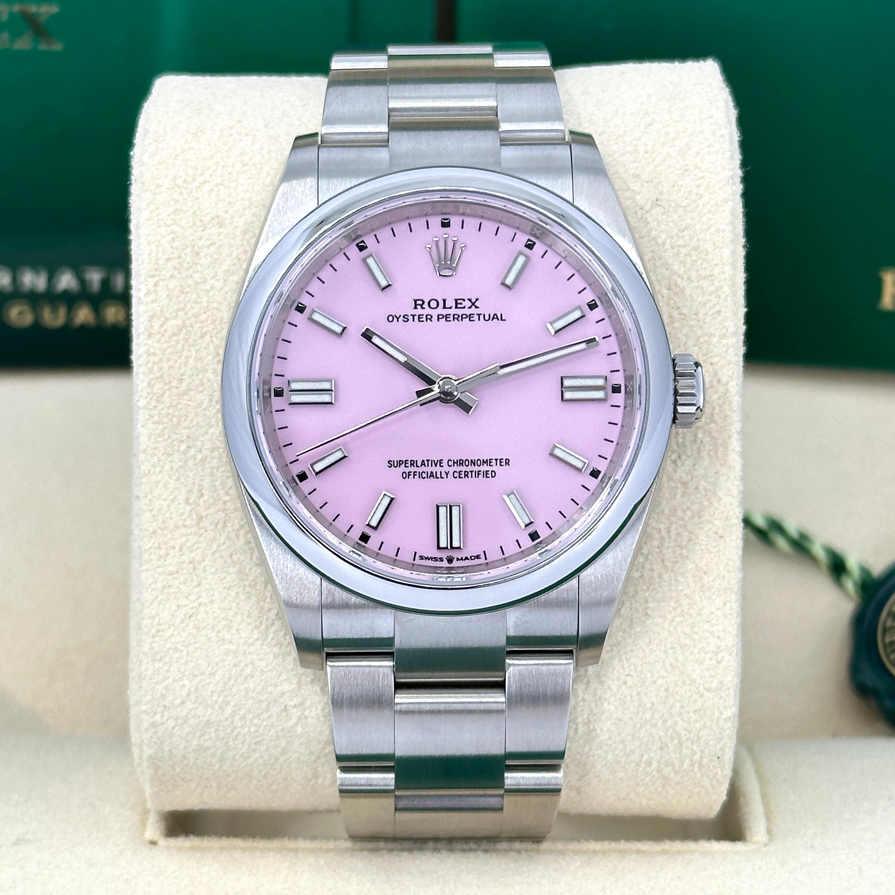 Ungetragene Rolex Oyster Perpetual 36 Reference# 126000, Komplettset, 2025 im Zustand „Neu“ im Angebot in New York, NY