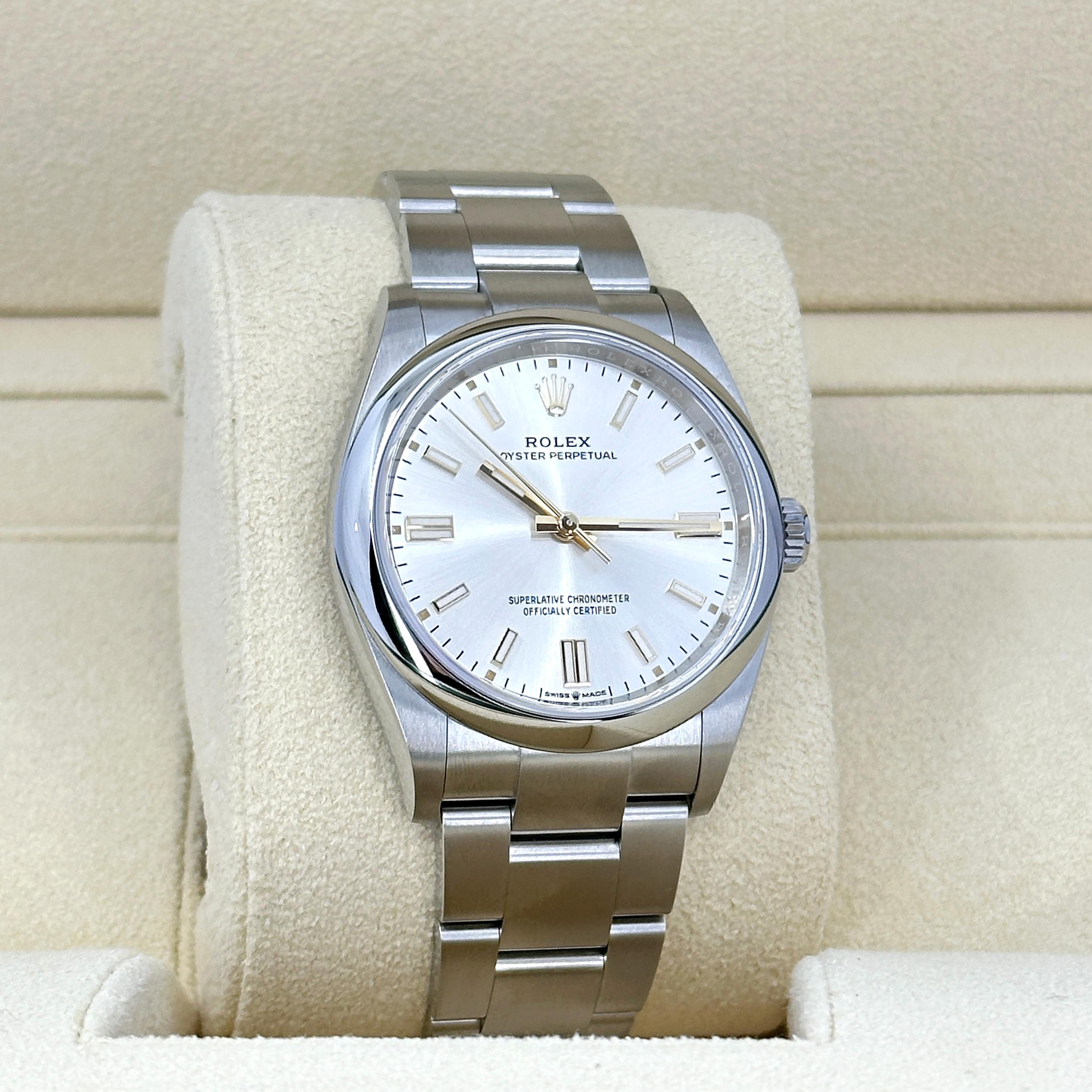 Ungetragene Rolex Oyster Perpetual 36 Reference# 126000, Komplettset, 2025 im Angebot 5