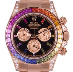 Unworn Rolex Rainbow Daytona 116595RBOW