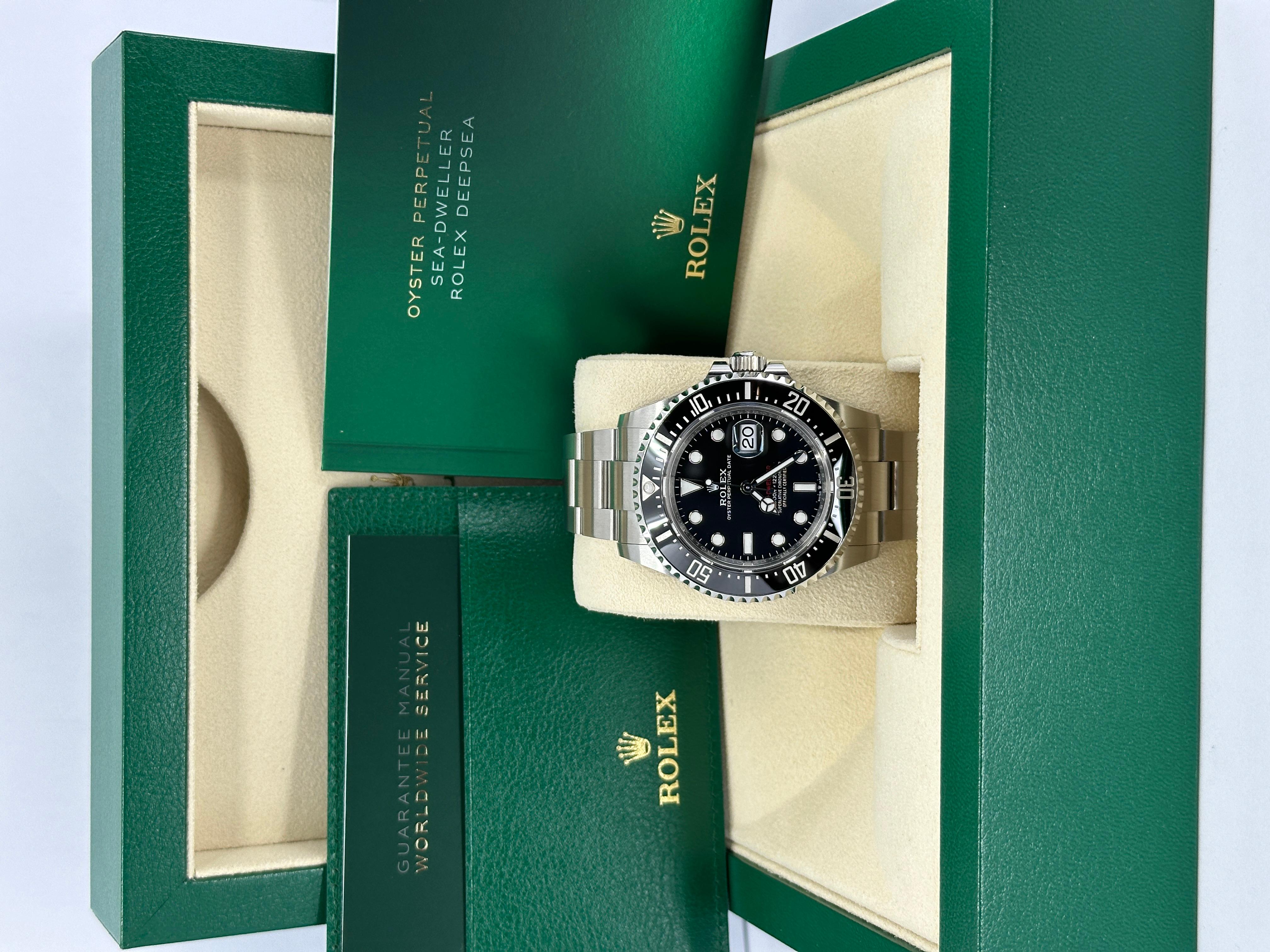 Unworn Rolex Sea-Dweller Reference# 126600, Complete set, 2025 In New Condition For Sale In New York, NY