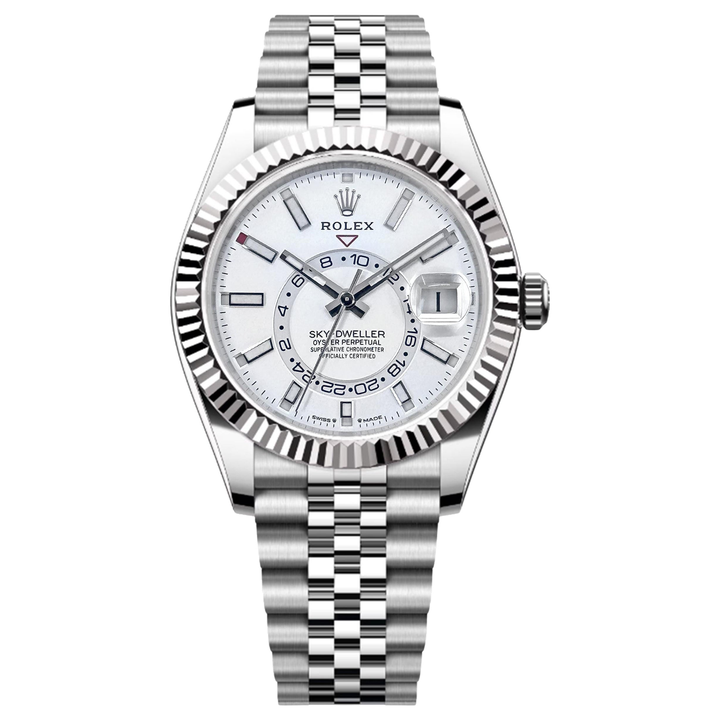 Ungetragene Rolex Sky-Dweller Referenznummer 336934, Komplettset, 2025