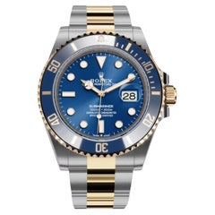 Unworn Rolex Submariner Date Bluesy Reference# 126613LB, Complete set, 2025