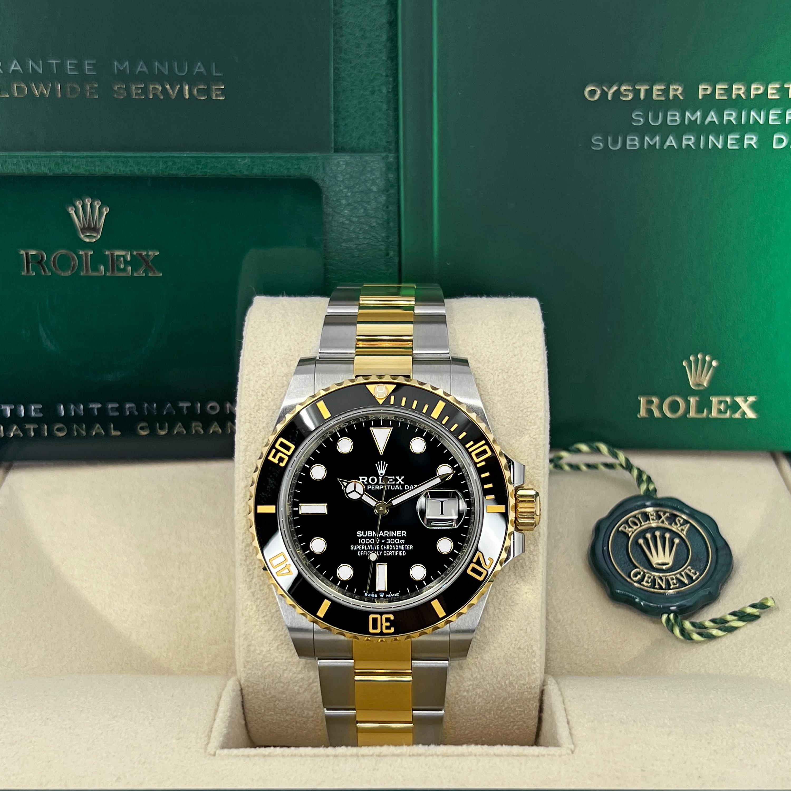 Rolex Submariner Date 126613LN – Two-Tone Black Dial Dive Watch

The Rolex Submariner Date 126613LN stands as a modern icon of luxury dive watches, blending the brand’s legendary functionality with a sophisticated aesthetic. This two-tone model,