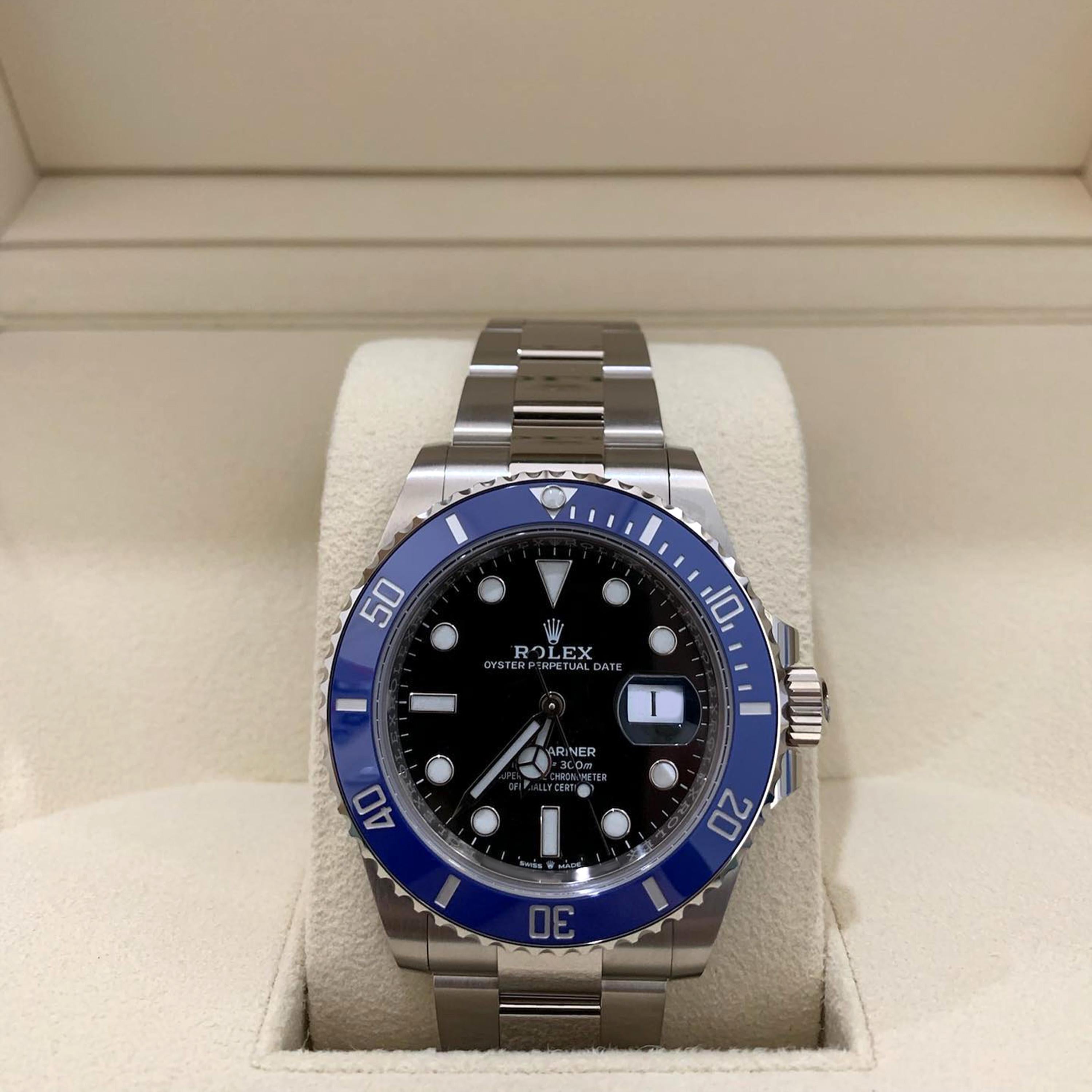 Ungetragene Rolex Submariner Date Referenznummer 126619LB, Komplettset, 2025 im Zustand „Neu“ im Angebot in New York, NY