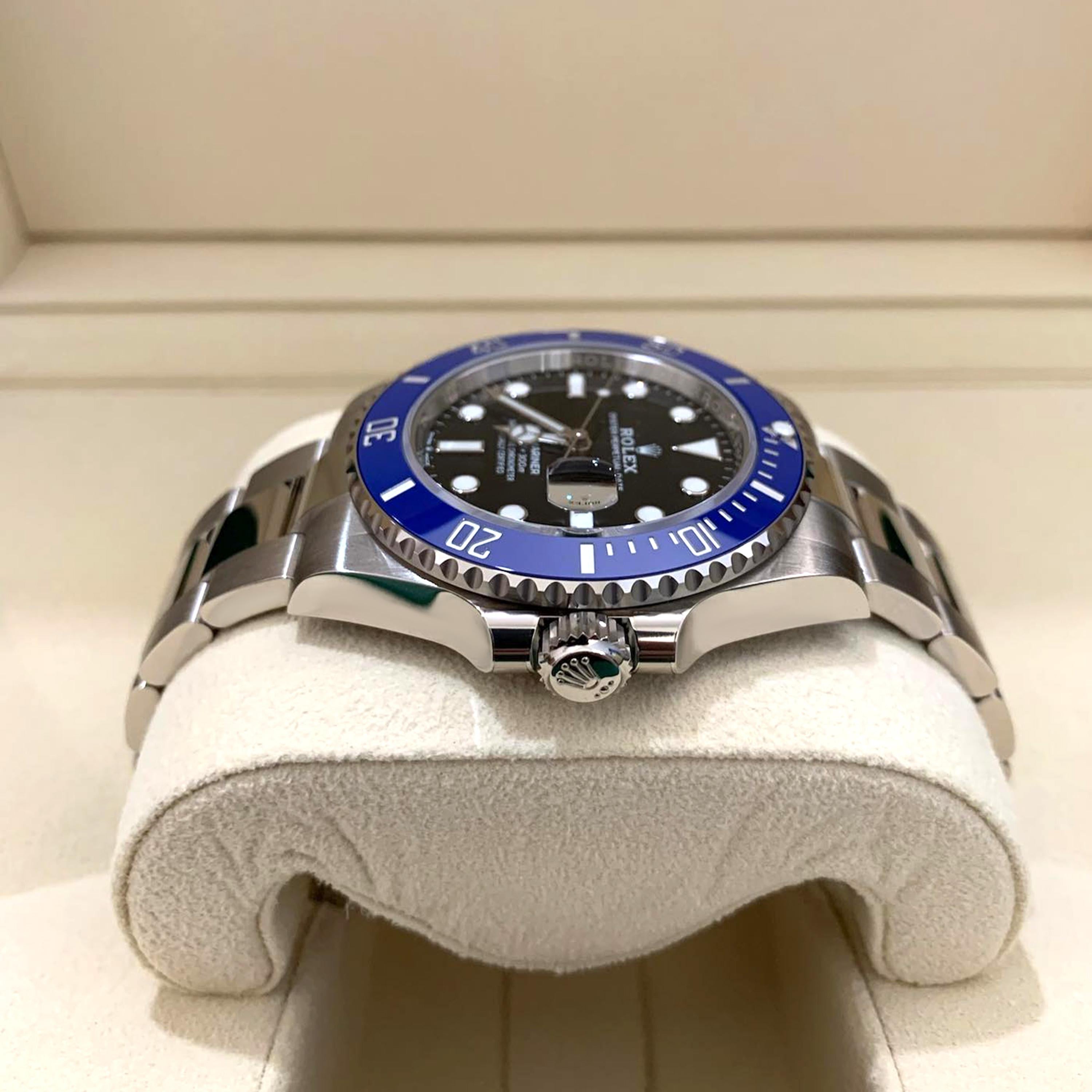 Ungetragene Rolex Submariner Date Referenznummer 126619LB, Komplettset, 2025 für Damen oder Herren im Angebot