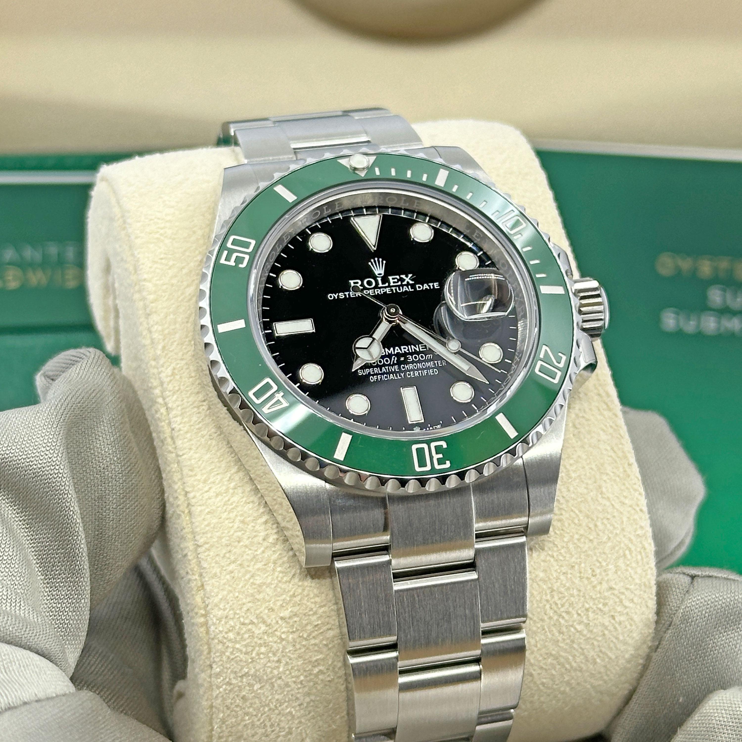 Unworn Rolex Submariner Date Starbucks Reference# 126610lv, Complete set, 2025 For Sale 6