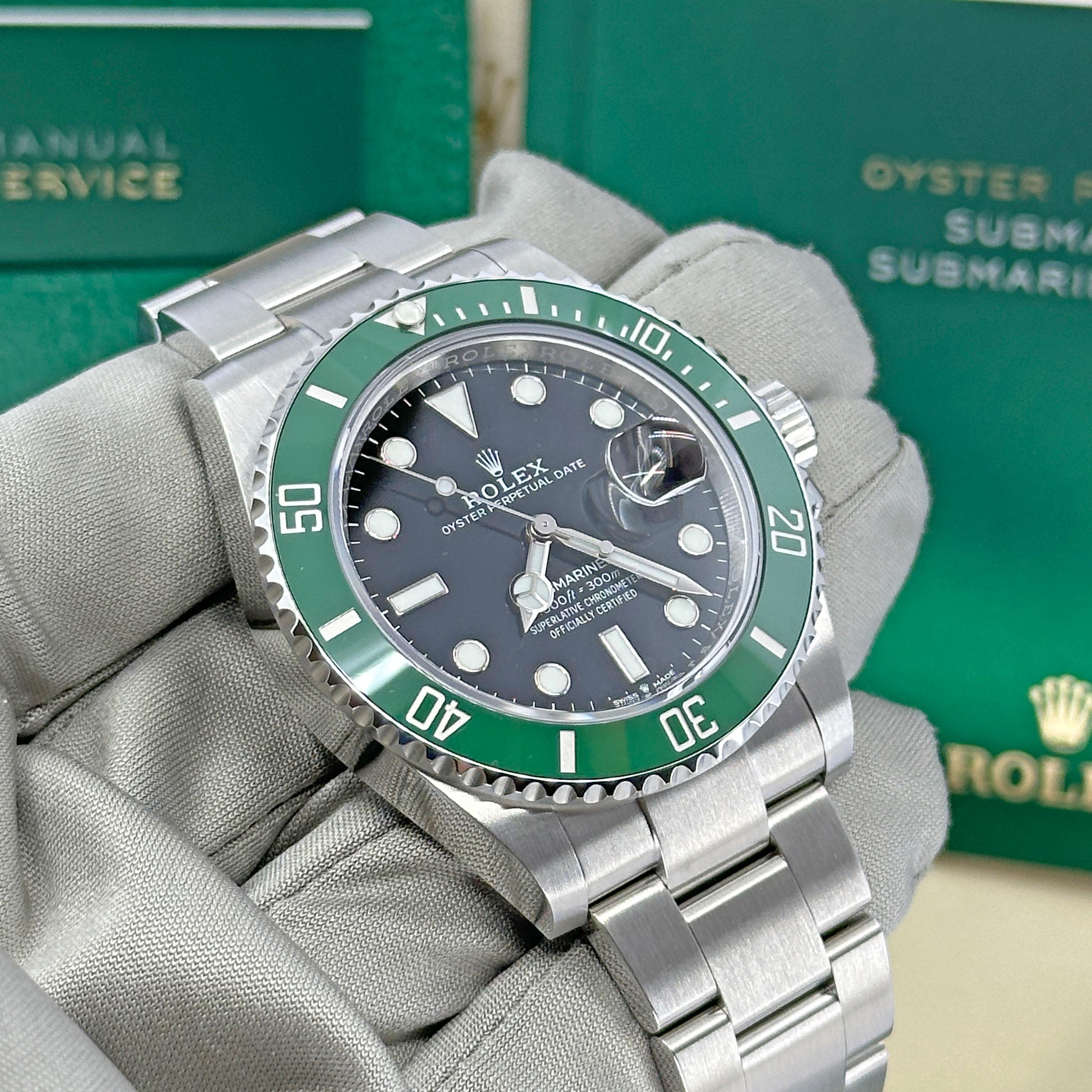 Unworn Rolex Submariner Date Starbucks Reference# 126610lv, Complete set, 2025 For Sale 10