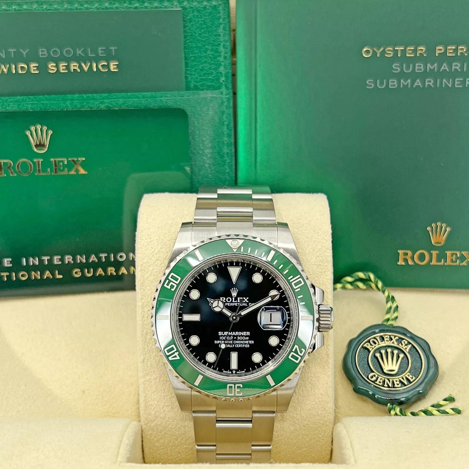 Unworn Rolex Submariner Date Starbucks Reference# 126610LV, Complete set, 2025 In New Condition For Sale In New York, NY