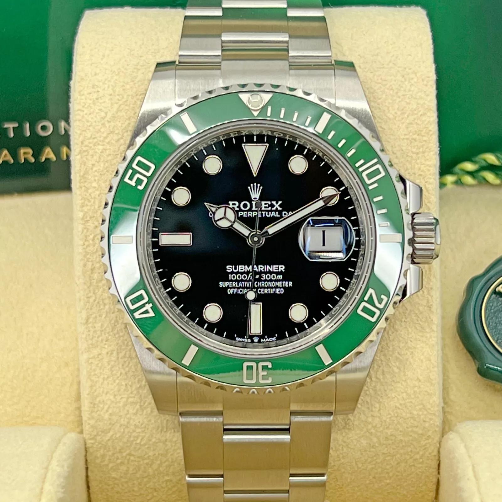 Women's or Men's Unworn Rolex Submariner Date Starbucks Reference# 126610LV, Complete set, 2025 For Sale
