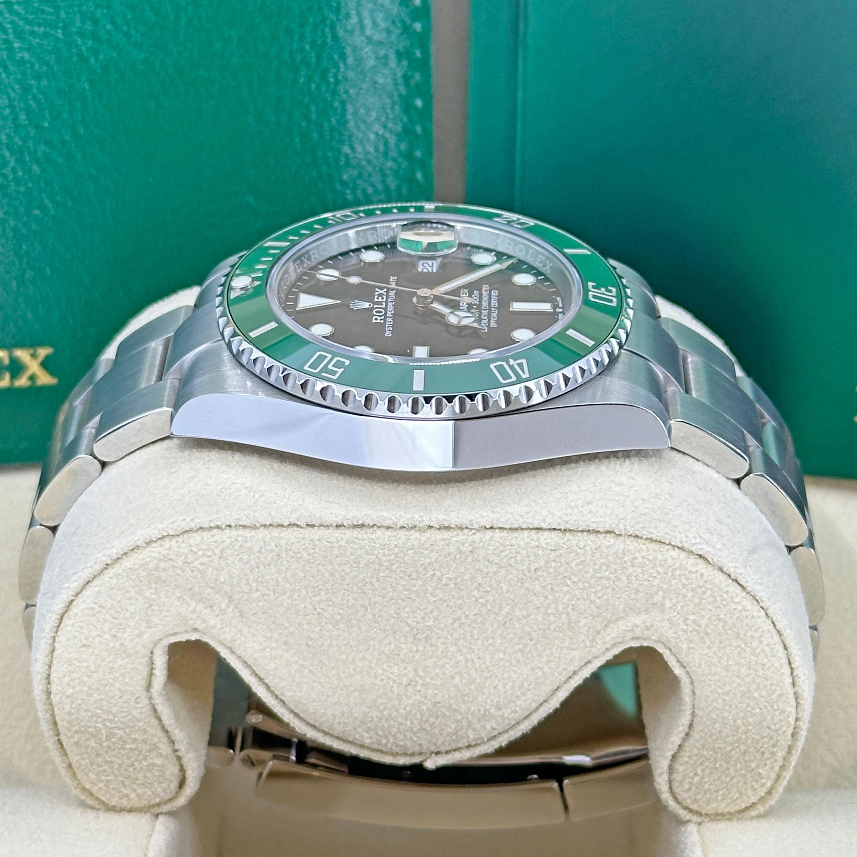 Unworn Rolex Submariner Date Starbucks Reference# 126610lv, Complete set, 2025 For Sale 4