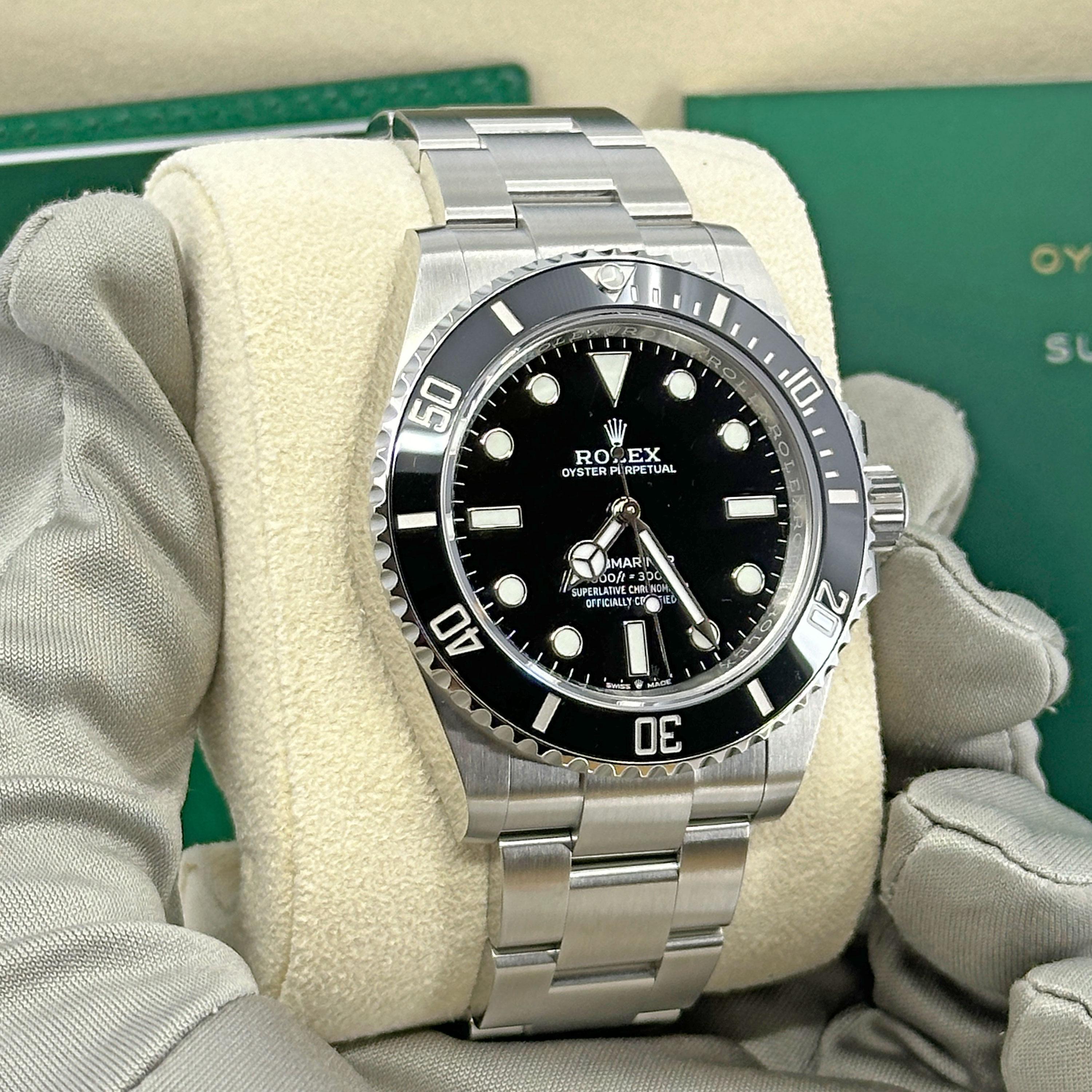 Unworn Rolex Submariner No Date Reference# 124060, Complete set, 2025 For Sale 8