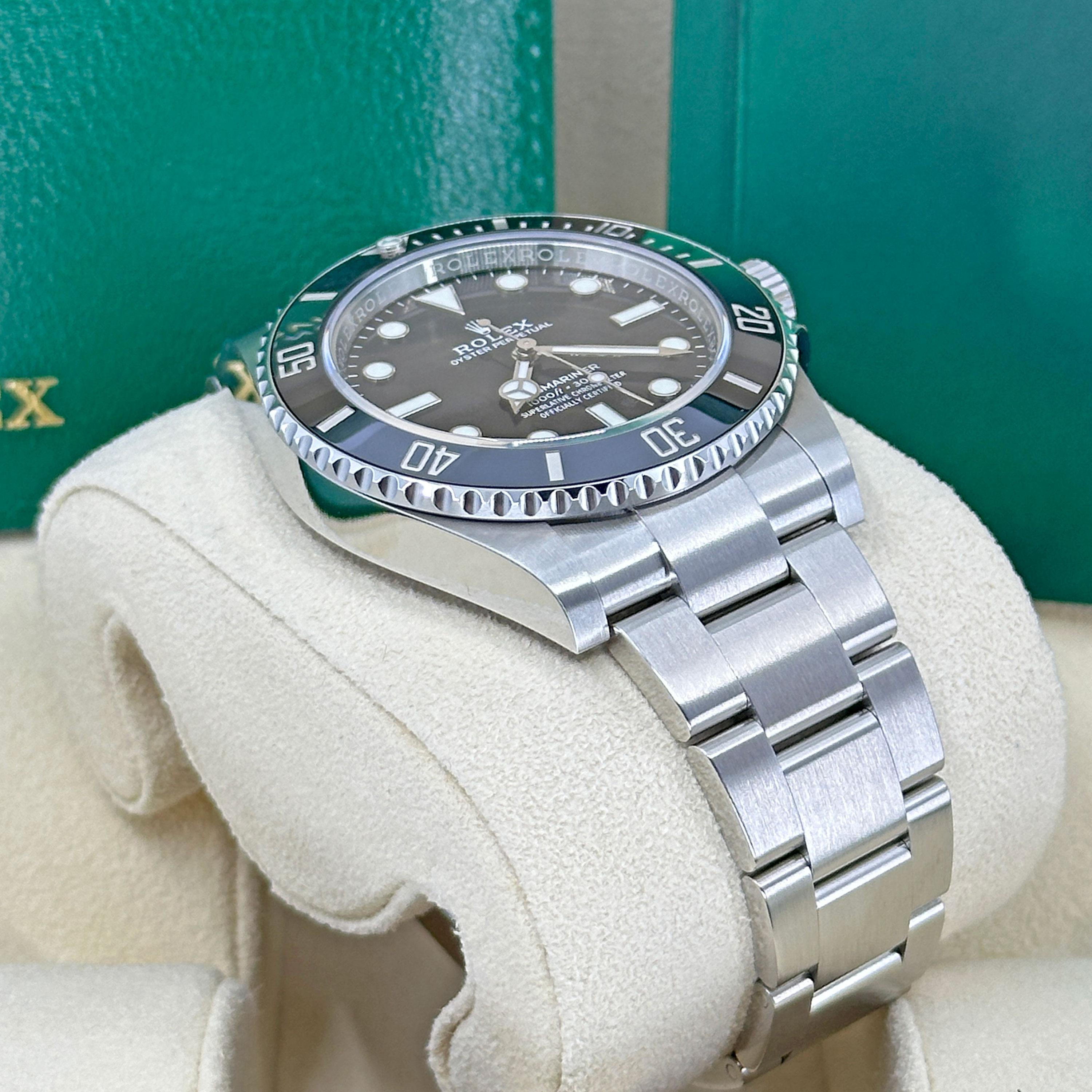 Unworn Rolex Submariner No Date Reference# 124060, Complete set, 2025 In New Condition For Sale In New York, NY