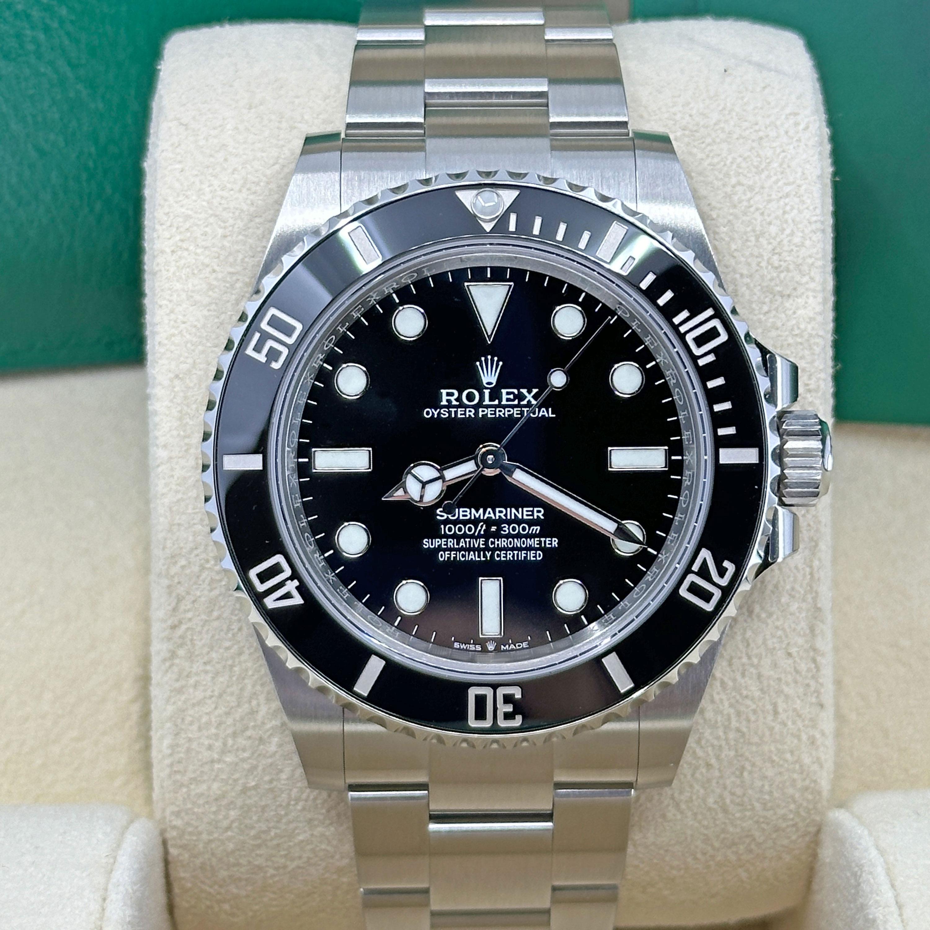 Rolex Submariner Reference# 124060, Jeu complet, 2025 Neuf - En vente à New York, NY