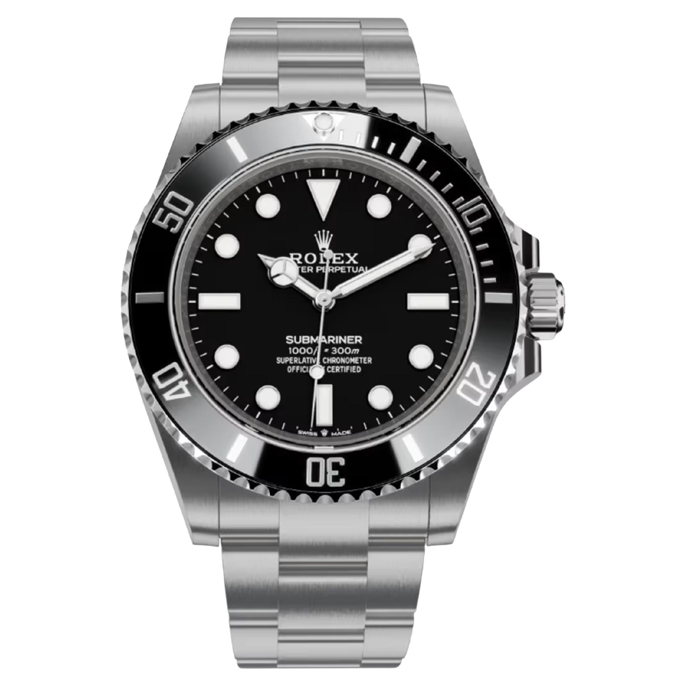 Rolex Submariner Reference# 124060, Jeu complet, 2025 en vente