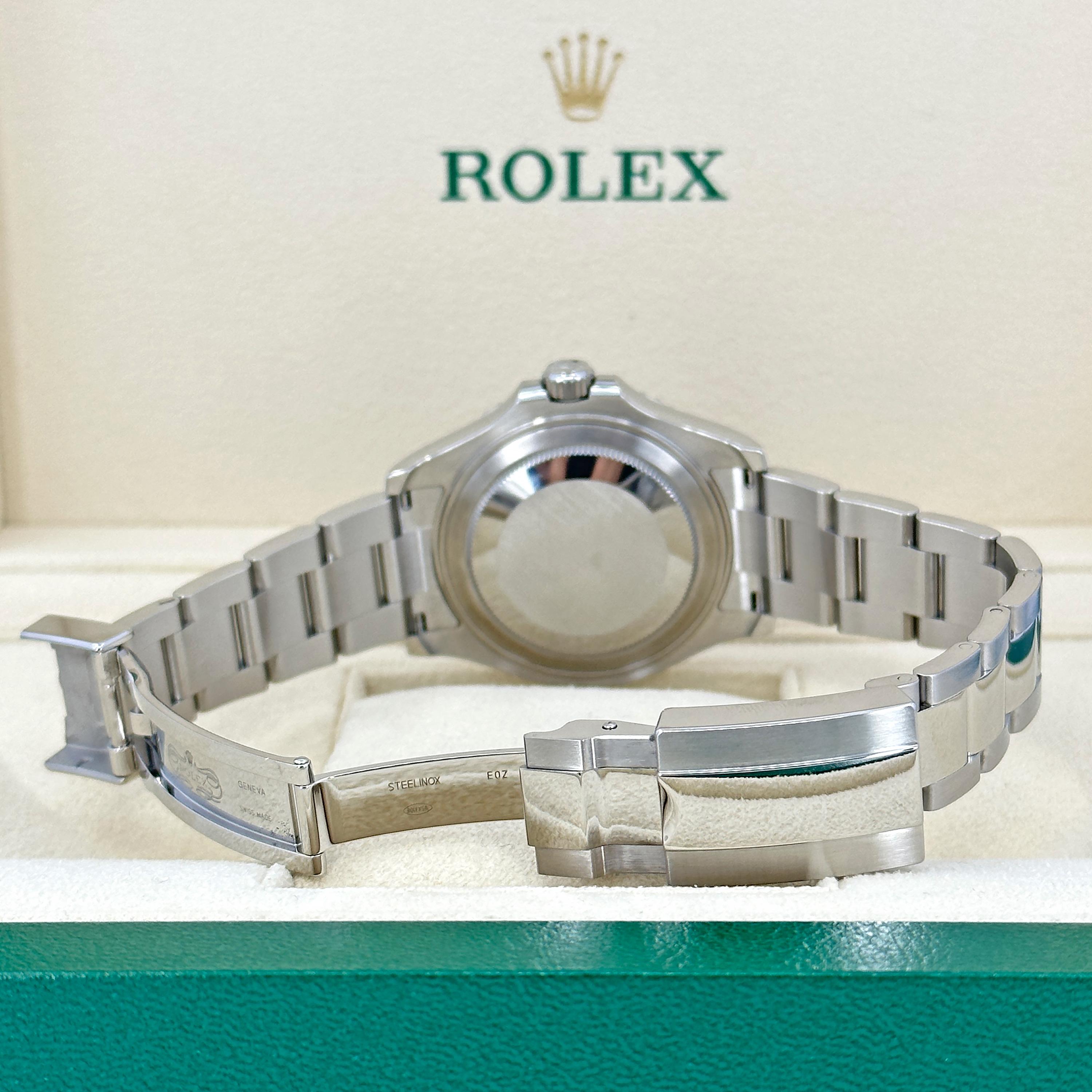 Rolex Yacht-Master 37 non indossato, referenza 268622, set completo, 2025 in vendita 6