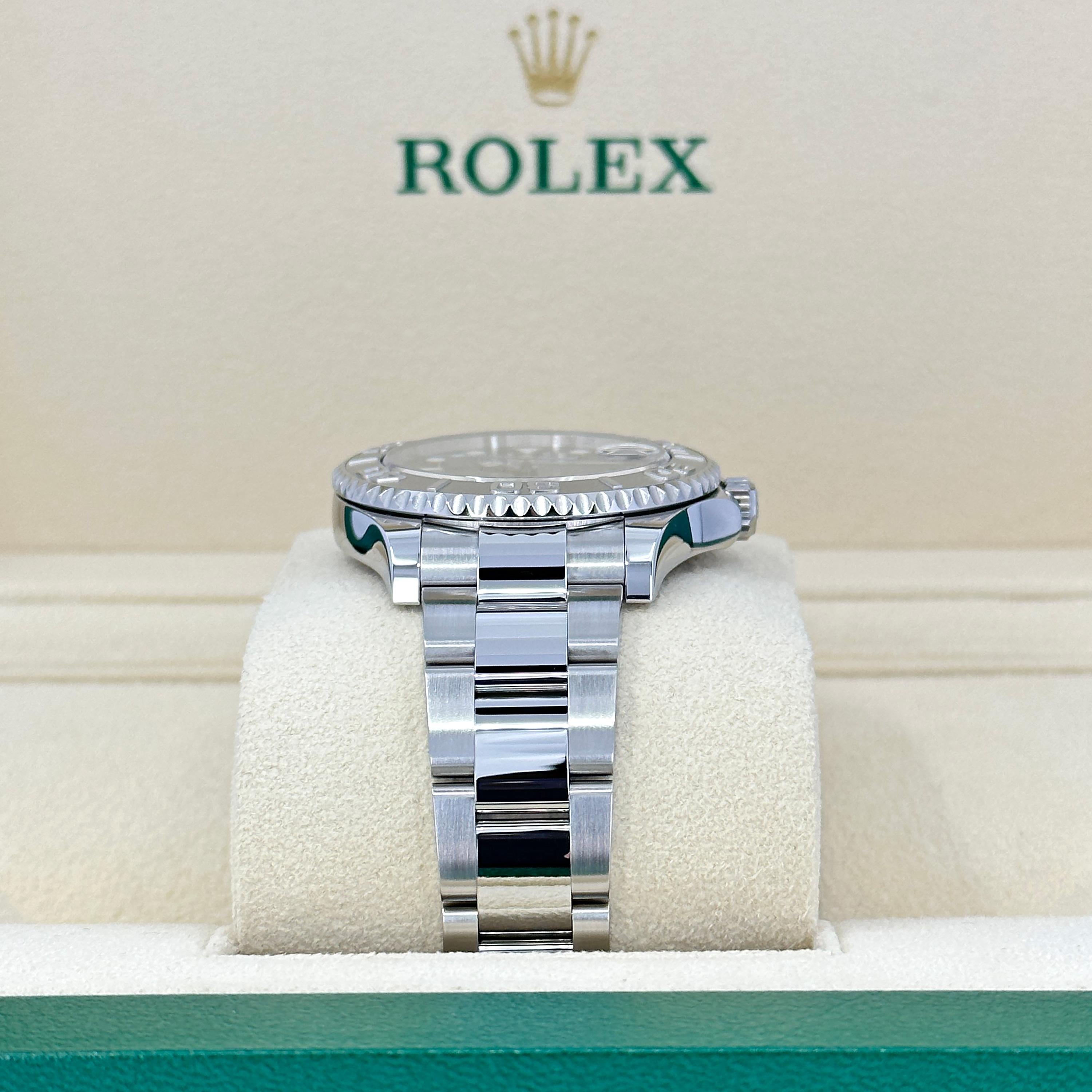 da uomo o donna Rolex Yacht-Master 37 non indossato, referenza 268622, set completo, 2025 in vendita