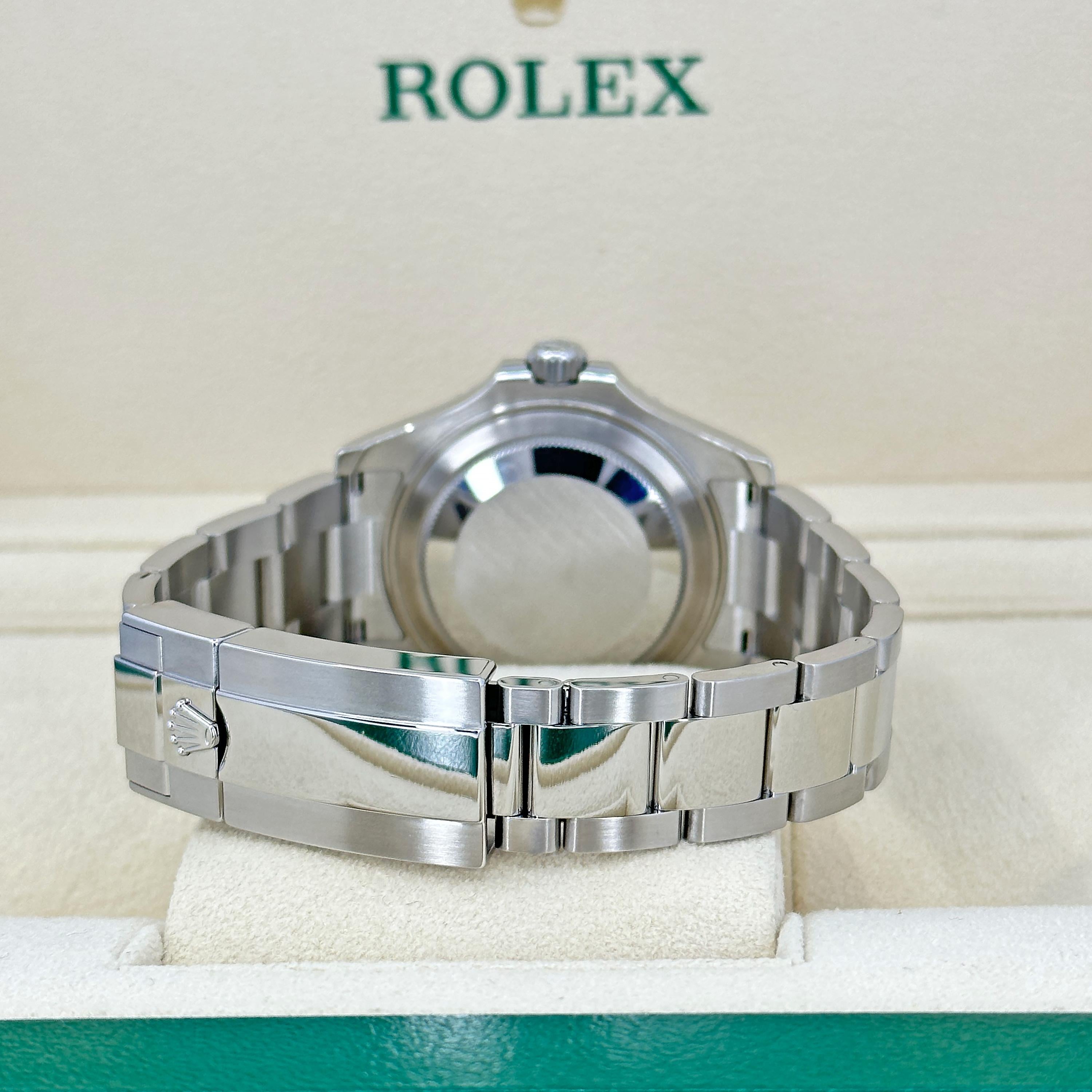Rolex Yacht-Master 37 non indossato, referenza 268622, set completo, 2025 in vendita 5