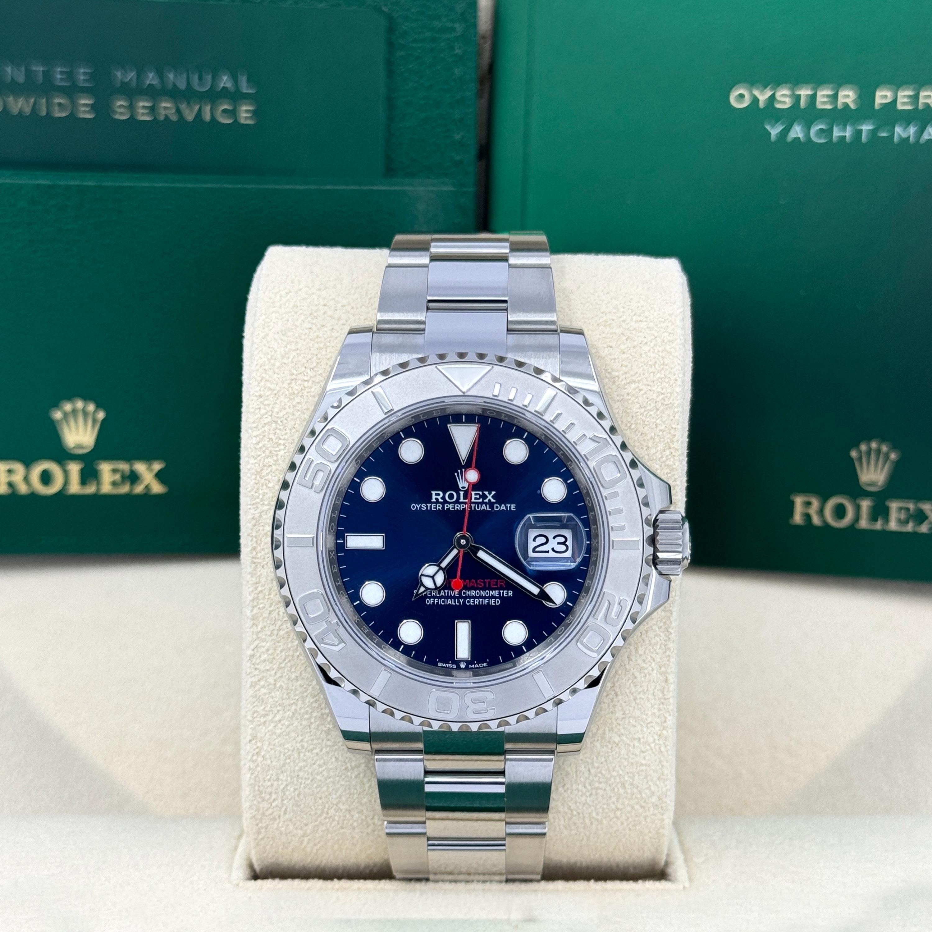 Rolex Yacht-Master 126622-0002 – Blue Sunray Dial in Rolesium

A refined nautical-inspired timepiece, the Rolex Yacht-Master 126622-0002 seamlessly blends elegance with sport utility. Crafted in Rolesium—a signature Rolex combination of robust