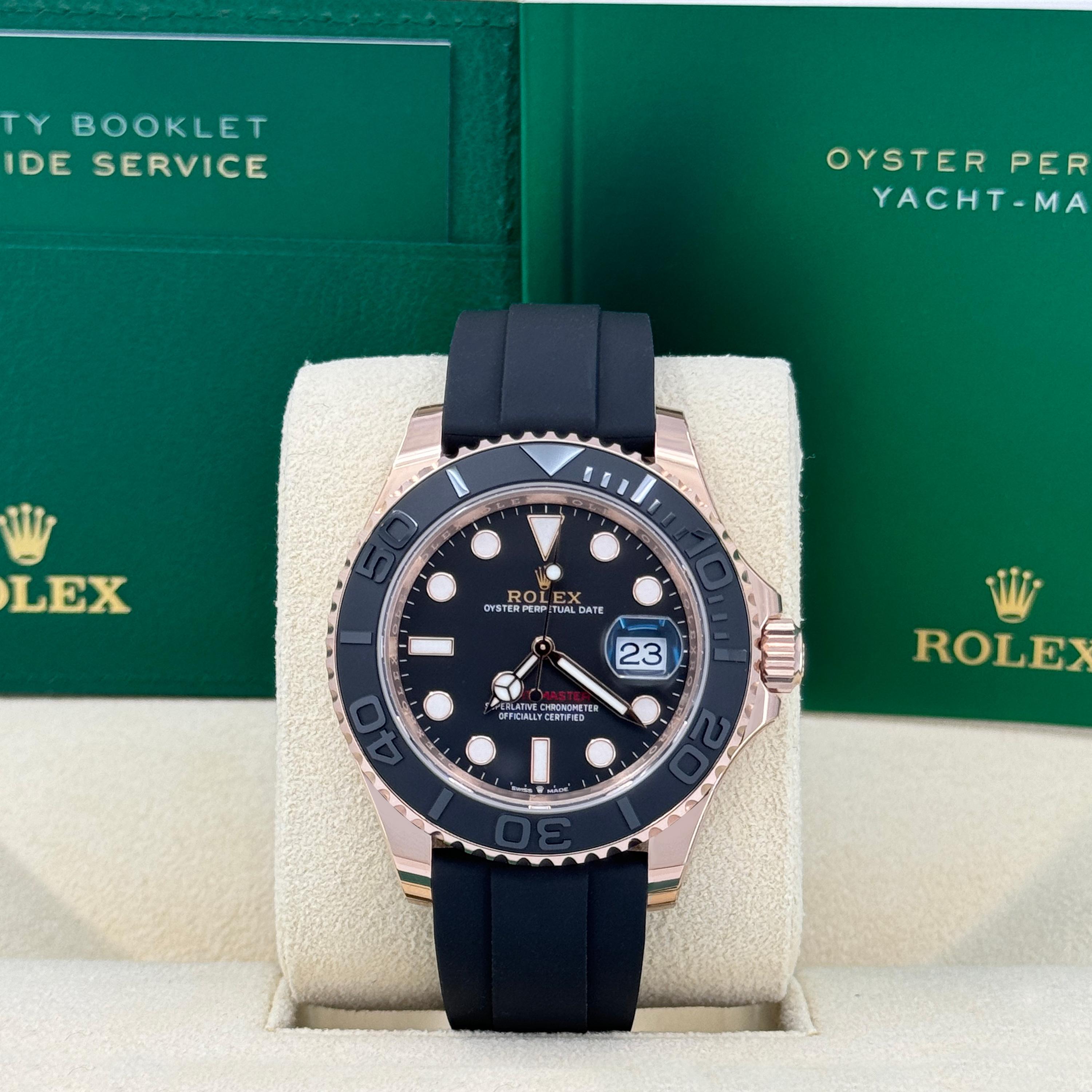 Rolex Yacht-Master 126655-0002 – Everose Gold Elegance with Sport Performance

The Rolex Yacht-Master 126655-0002 is a masterclass in blending high luxury with technical performance. Crafted from Rolex’s exclusive 18K Everose gold, this 40mm model